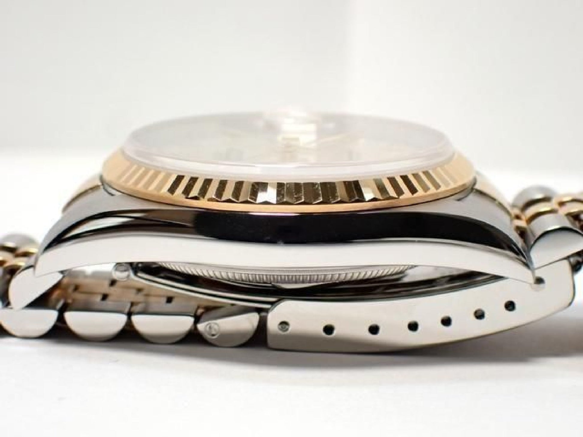 ROLEX Datejust Kombination 16233NR weiße Perlmutt-Römisch Herren 191837489 hannari-shop