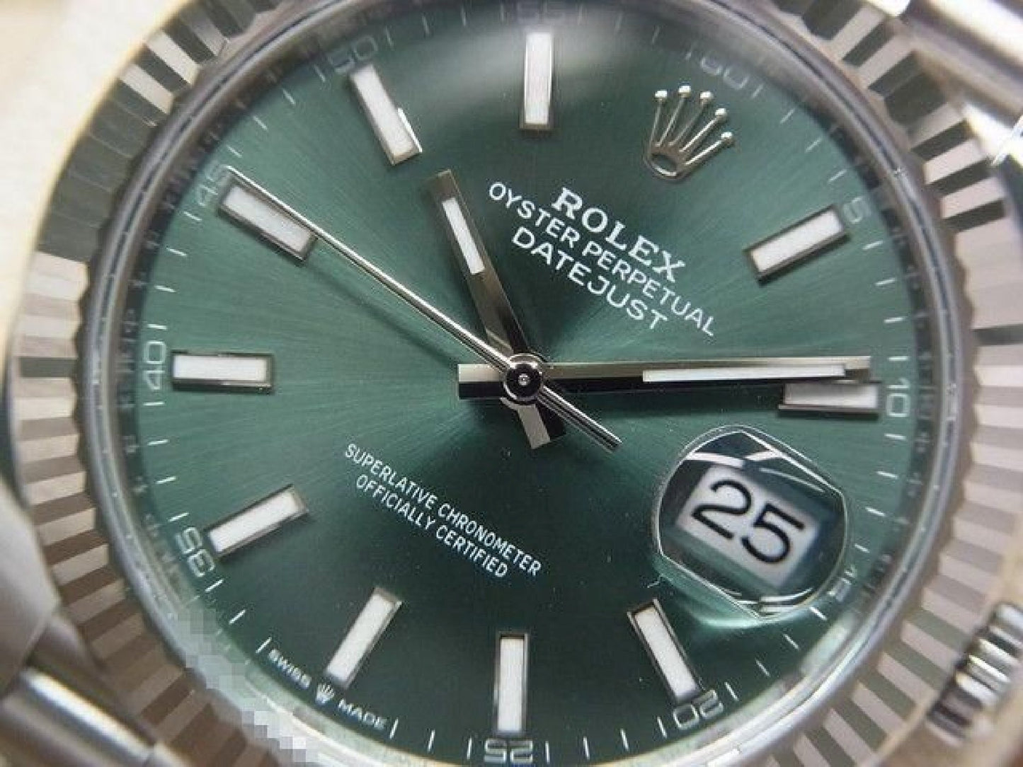 ROLEX Datejust 41 Zifferblatt in Minzgrün 126334 Jubilee-Armband Herren 191858255 hannari-shop