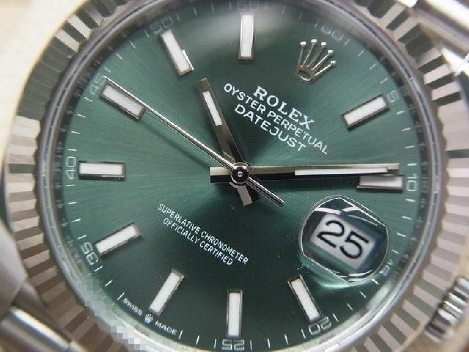 ROLEX Datejust 41 Zifferblatt in Minzgrün 126334 Jubilee-Armband Herren 191858255 hannari-shop