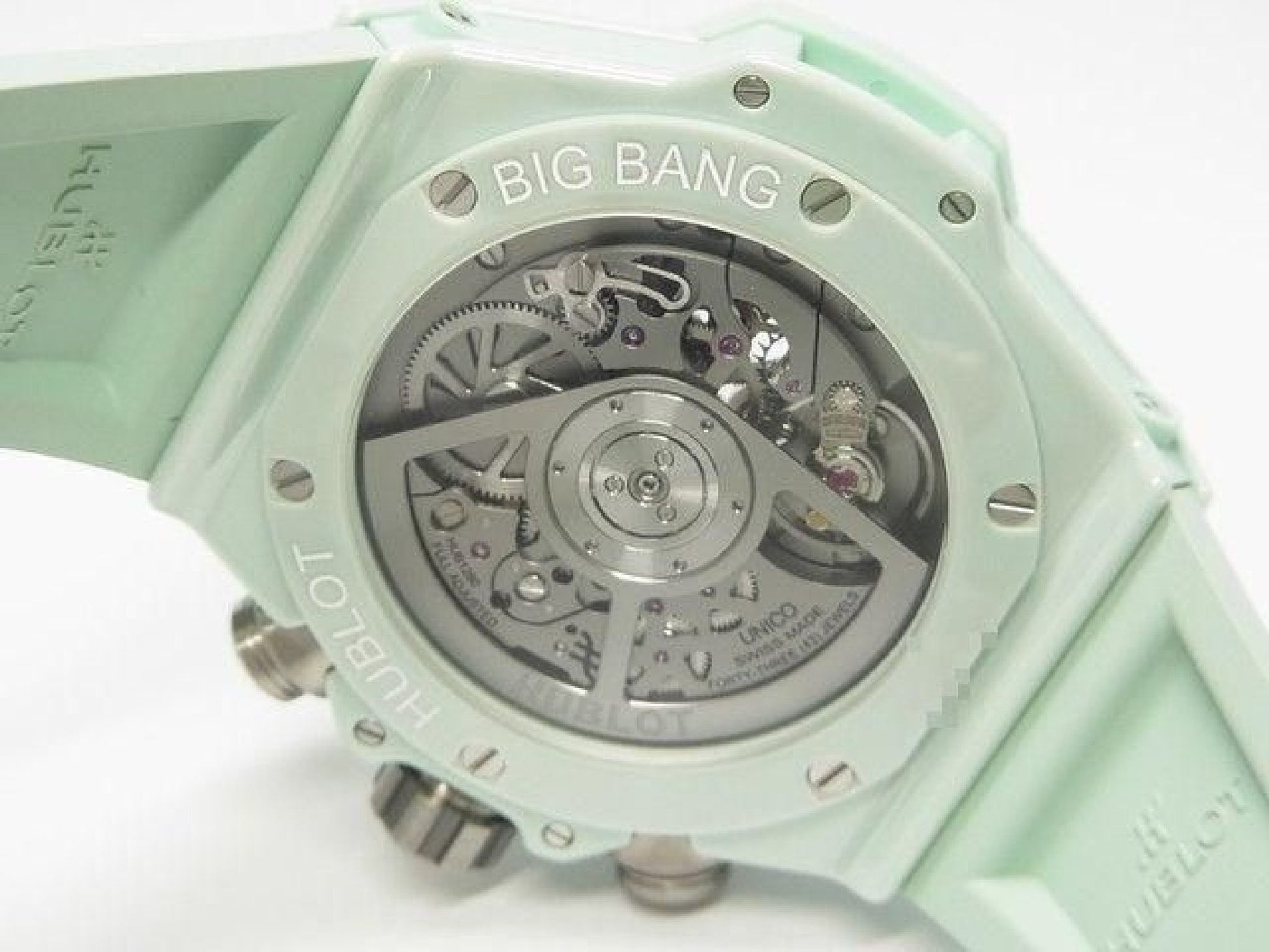 HUBLOT Big Bang Unico mintgrüne Keramik 42 MM 441.GS.5221.RX Herren 191858546 hannari-shop