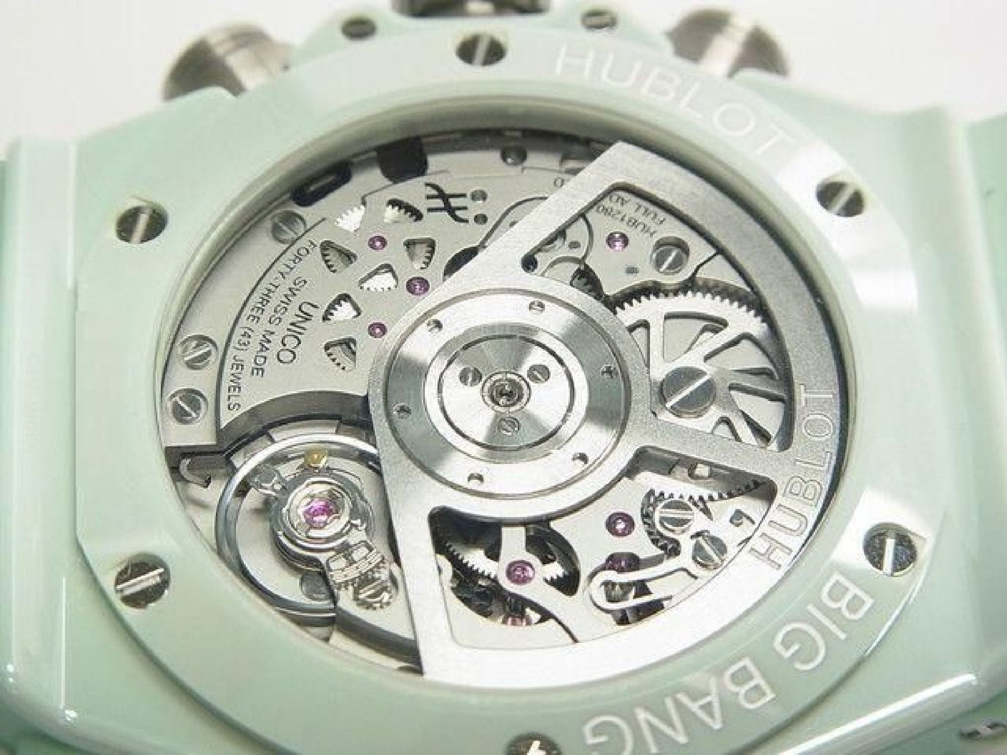 HUBLOT Big Bang Unico mintgrüne Keramik 42 MM 441.GS.5221.RX Herren 191858546 hannari-shop