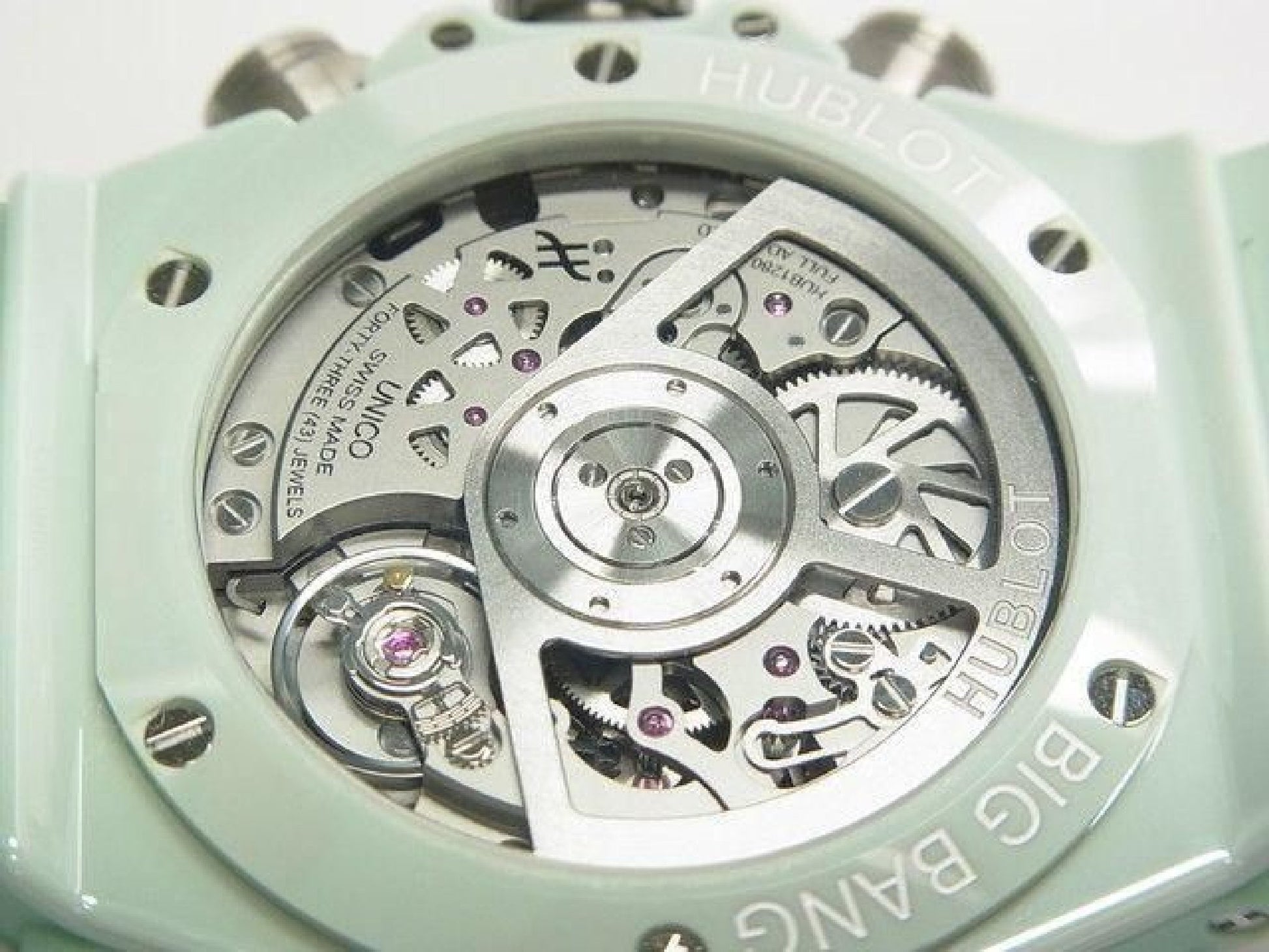 HUBLOT Big Bang Unico mintgrüne Keramik 42 MM 441.GS.5221.RX Herren 191858546 hannari-shop