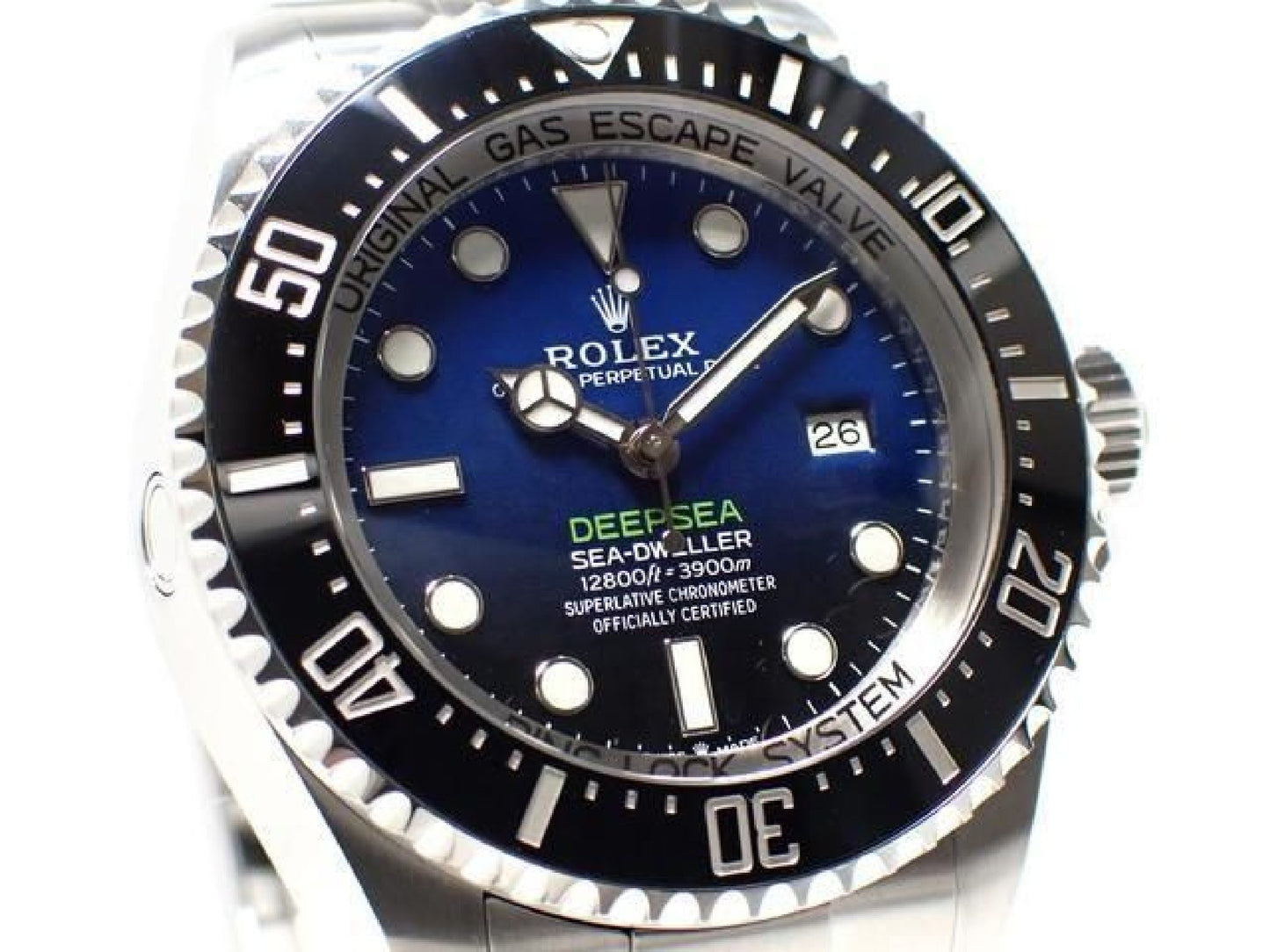 ROLEX Sea-Dweller Deepsea D blaues Zifferblatt 126660 '18 Originalware Herren 191866311 hannari-shop