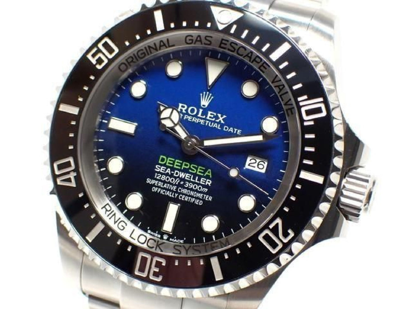 ROLEX Sea-Dweller Deepsea D blaues Zifferblatt 126660 '18 Originalware Herren 191866311 hannari-shop