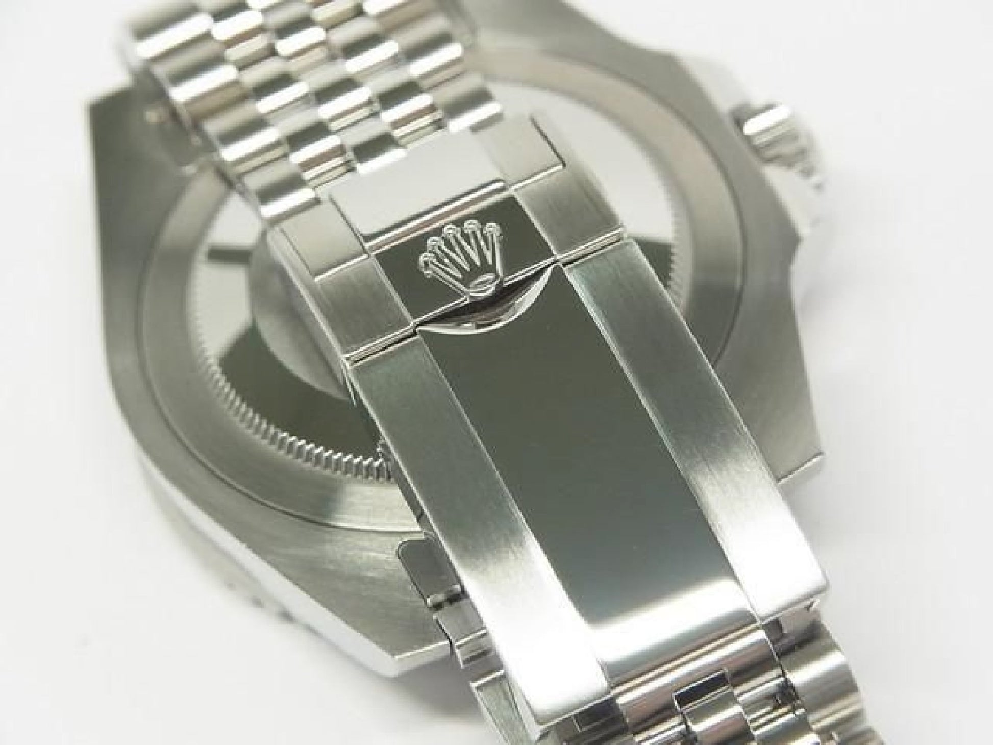 ROLEX GMT MasterII mit blau-schwarzer Lünette 126710BLNR Jubilee-Armband '21 gekauft Herren 191886398 hannari-shop