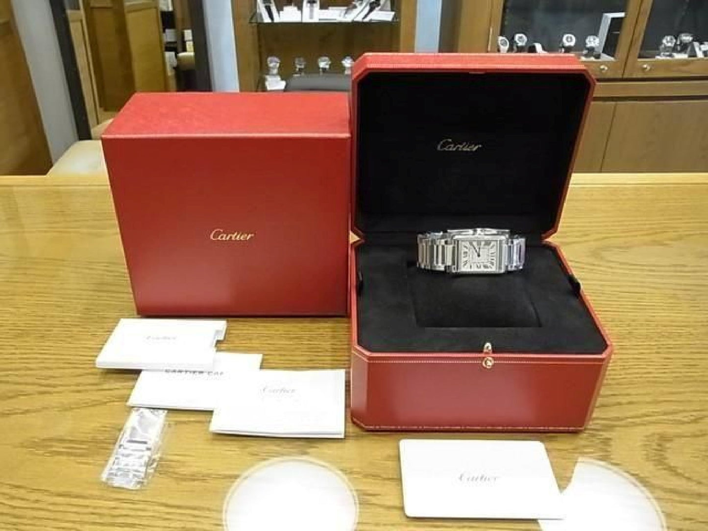 CARTIER Tank Must SolarBeat großes Modell WSTA0092 Damen 192031113 hannari-shop