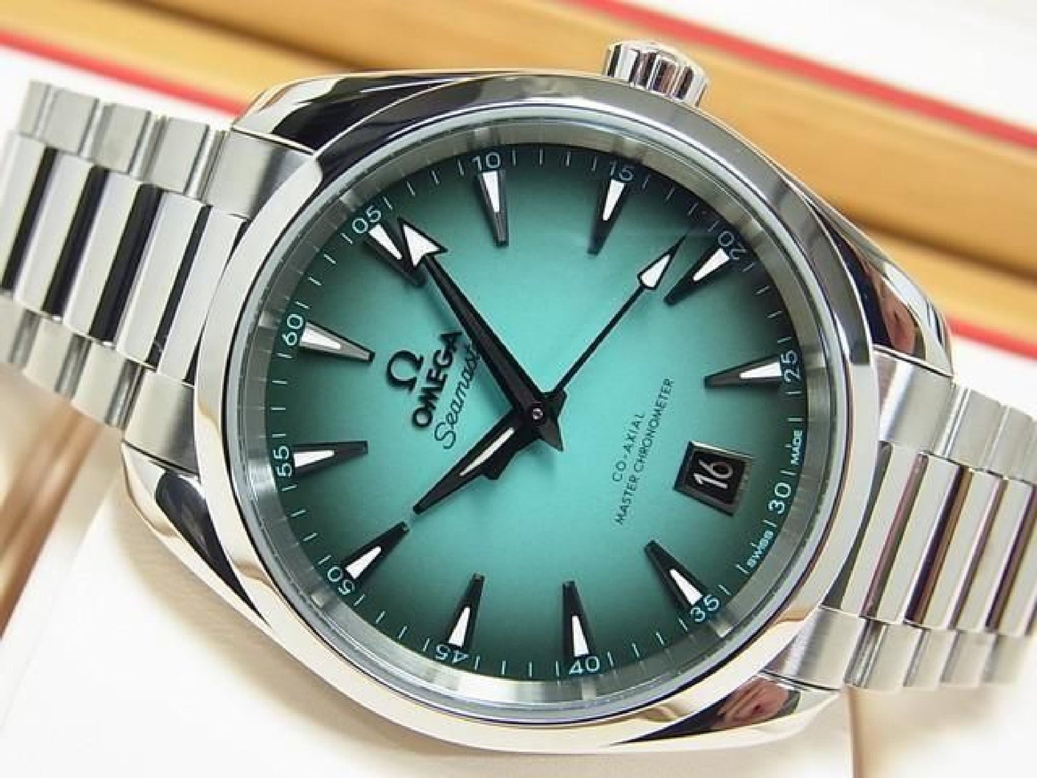 OMEGA SEA MASTER AquaTerra 150M 38 MM turquoise Mens 192109820 hannari-shop