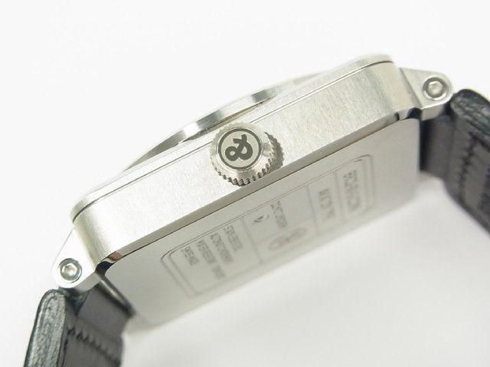 BELL & ROSS BR03-97 Reserv de Marche BR0397-BL-SI/SCA Echte Ware Herrenuhr 192234983 hannari-shop