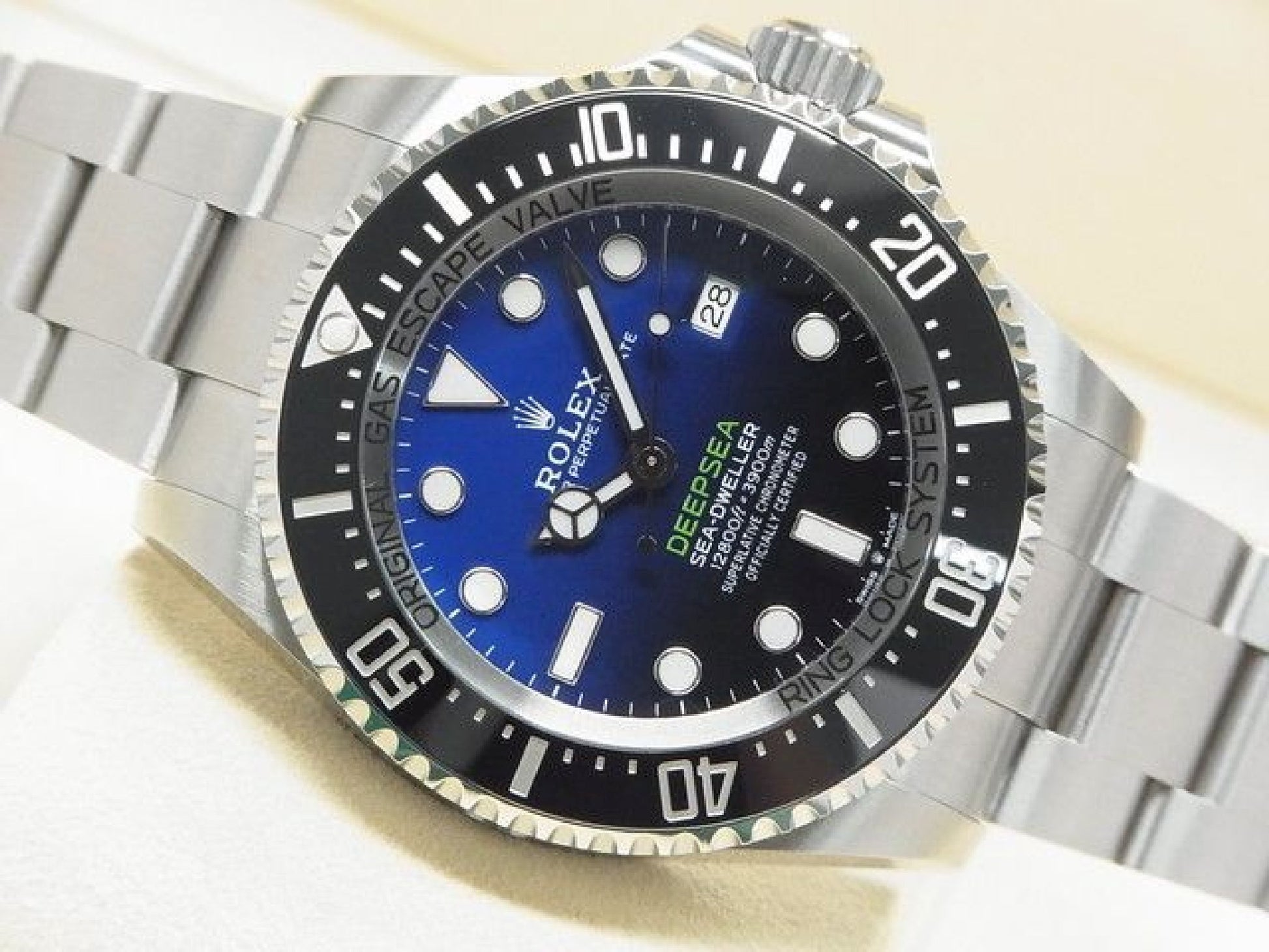 ROLEX Sea-Dweller Deepsea D blue 126660 '18 gekauft Herren 192237184 hannari-shop