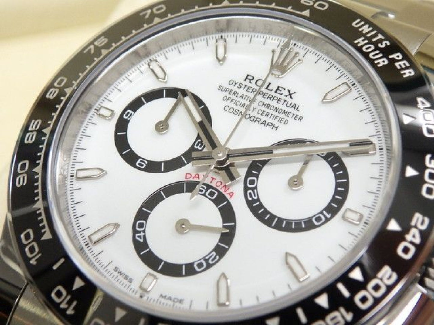 ROLEX Daytona weiße Zifferblatt 126500LN unbenutzt '25 Herren 192300185 hannari-shop