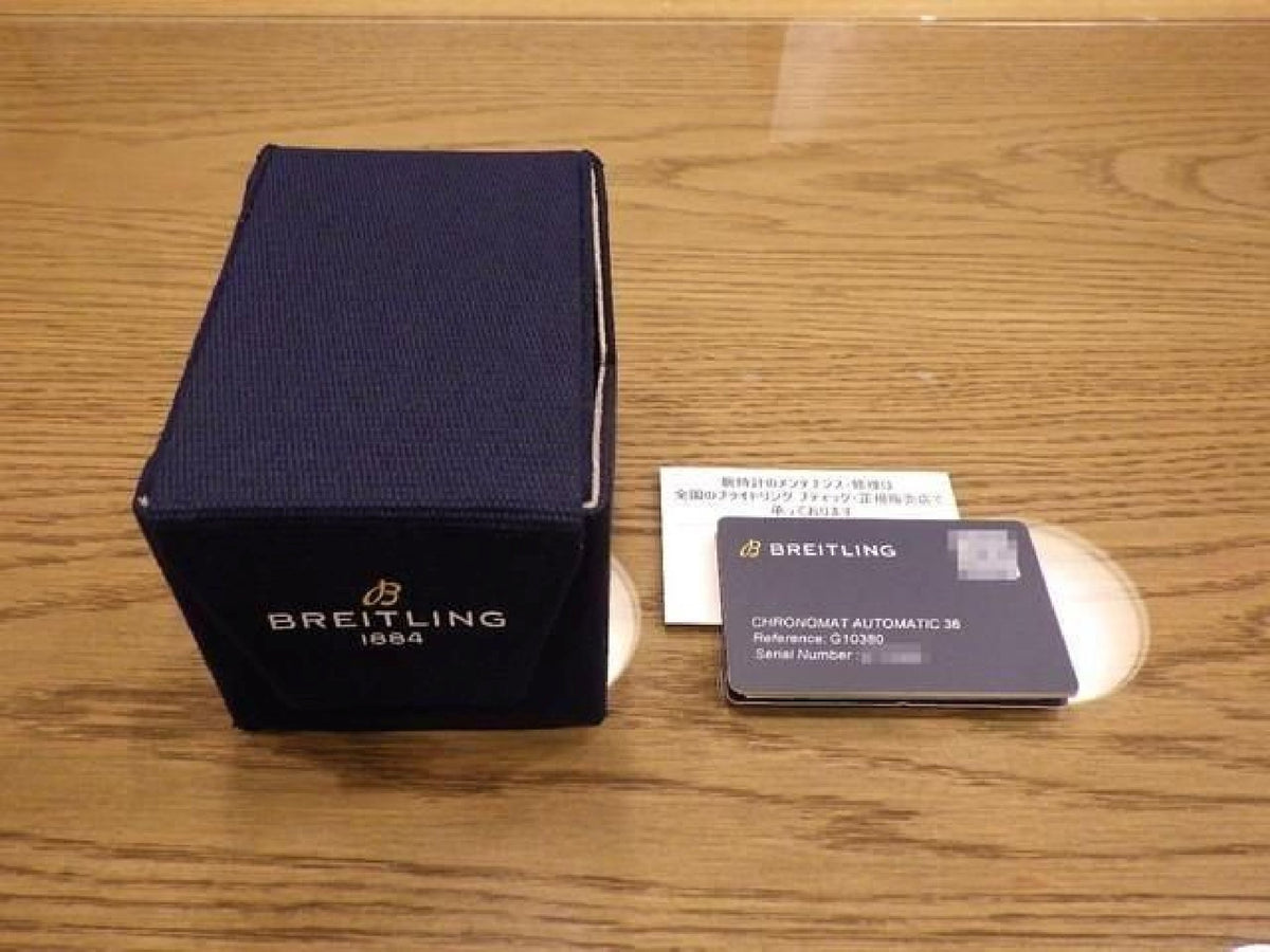 BREITLING Chrono Mat Automatic 36 Zifferblatt in Eisblau G10380591C1G1 Herren 192398303 hannari-shop