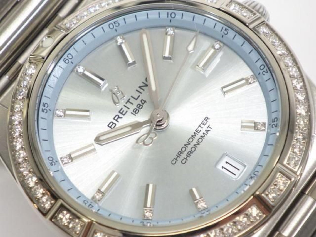 BREITLING Chrono Mat Automatic 36 Zifferblatt in Eisblau G10380591C1G1 Herren 192398303 hannari-shop