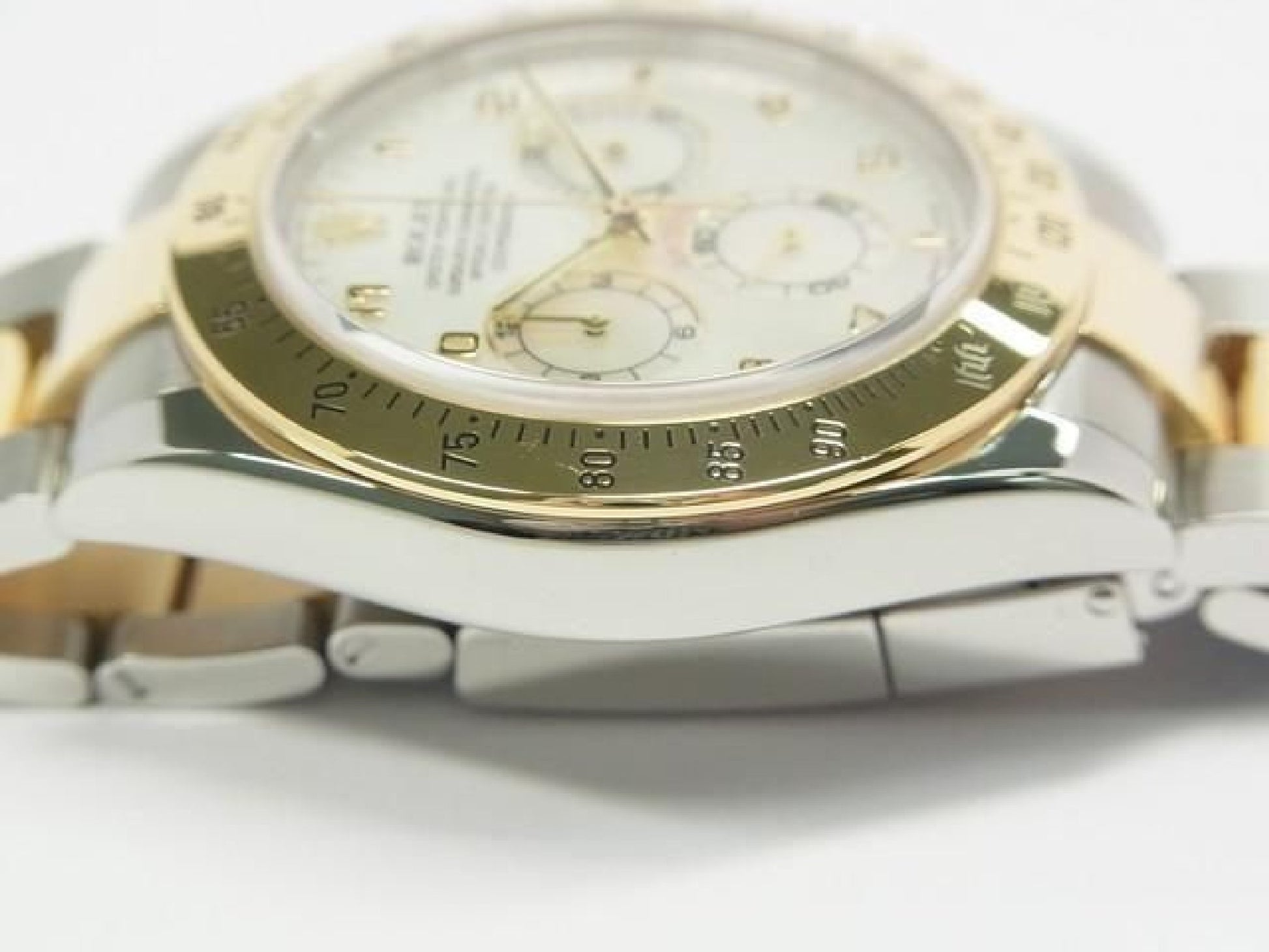 ROLEX Daytona SS xYG Kombination weißes Shell 116523 Y-Serie Herren 192416387 hannari-shop