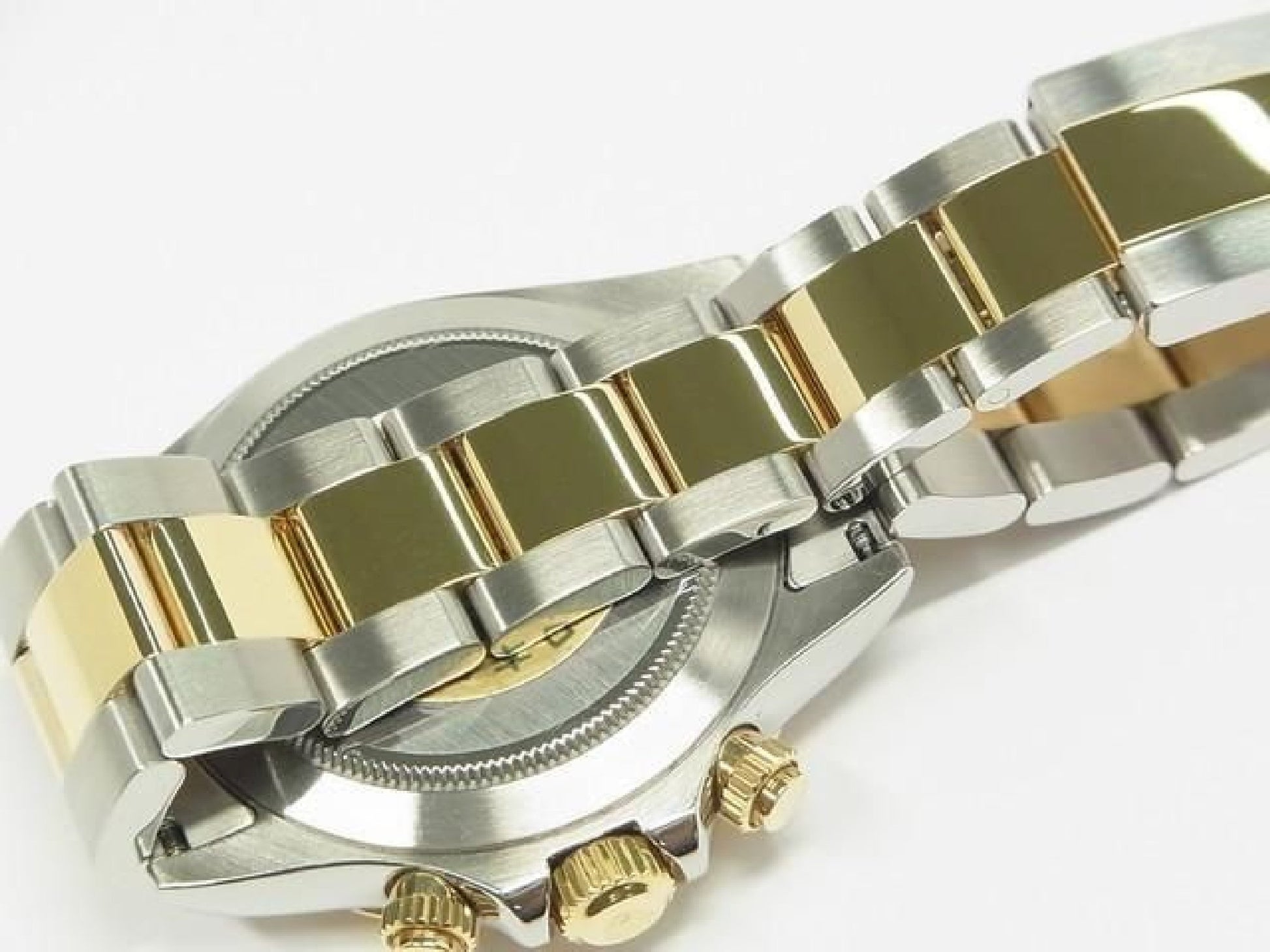 ROLEX Daytona SS xYG Kombination weißes Shell 116523 Y-Serie Herren 192416387 hannari-shop