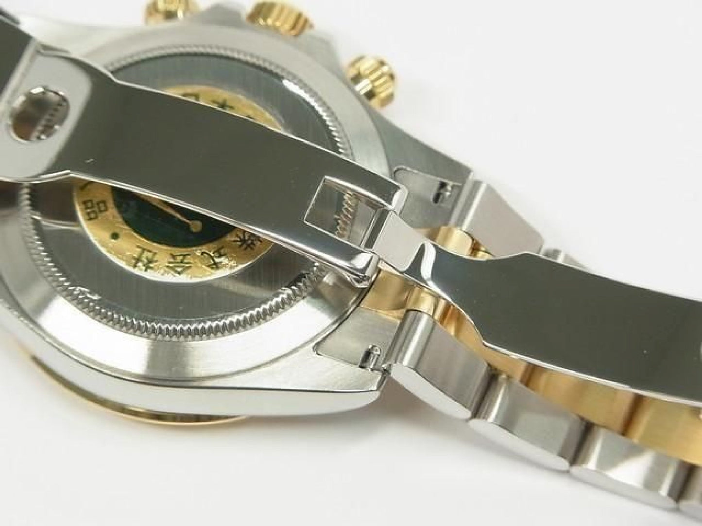 ROLEX Daytona SS xYG Kombination weißes Shell 116523 Y-Serie Herren 192416387 hannari-shop