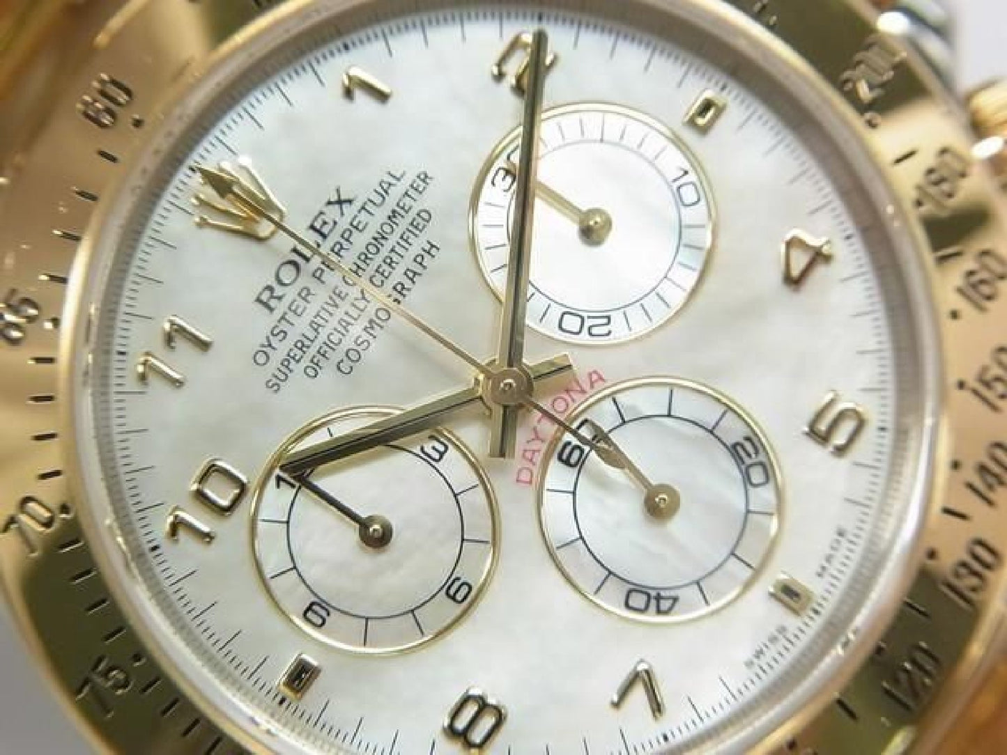 ROLEX Daytona SS xYG Kombination weißes Shell 116523 Y-Serie Herren 192416387 hannari-shop