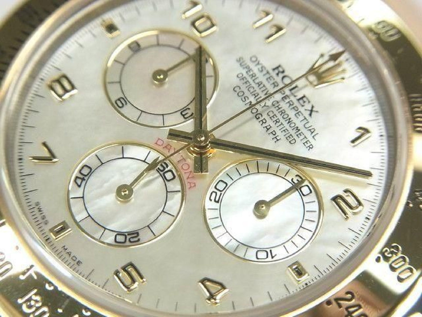 ROLEX Daytona SS xYG Kombination weißes Shell 116523 Y-Serie Herren 192416387 hannari-shop