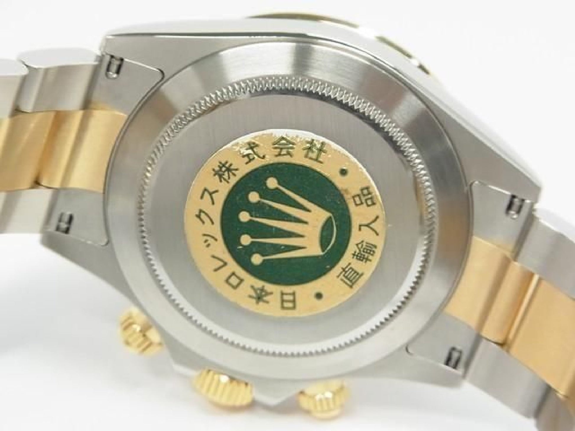 ROLEX Daytona SS xYG Kombination weißes Shell 116523 Y-Serie Herren 192416387 hannari-shop