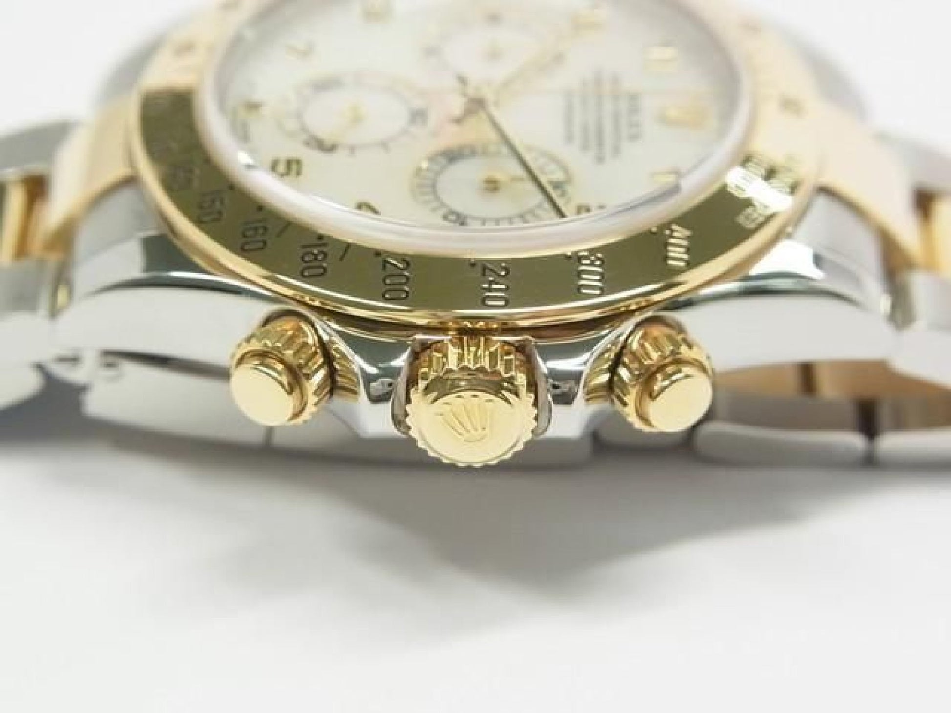 ROLEX Daytona SS xYG Kombination weißes Shell 116523 Y-Serie Herren 192416387 hannari-shop