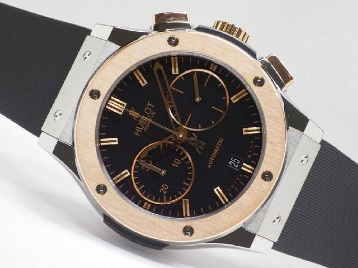 HUBLOT classic Fusion Titanium King Gold Chronograph 521.NO.1180.LR Mens 192444088 hannari-shop