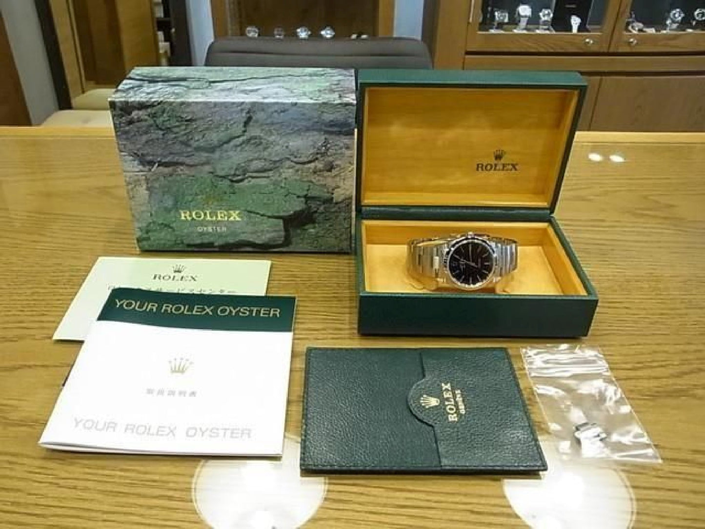 ROLEX Air-King 34 MM schwarz Ref.14000M P-Serie Herren 192495791 hannari-shop