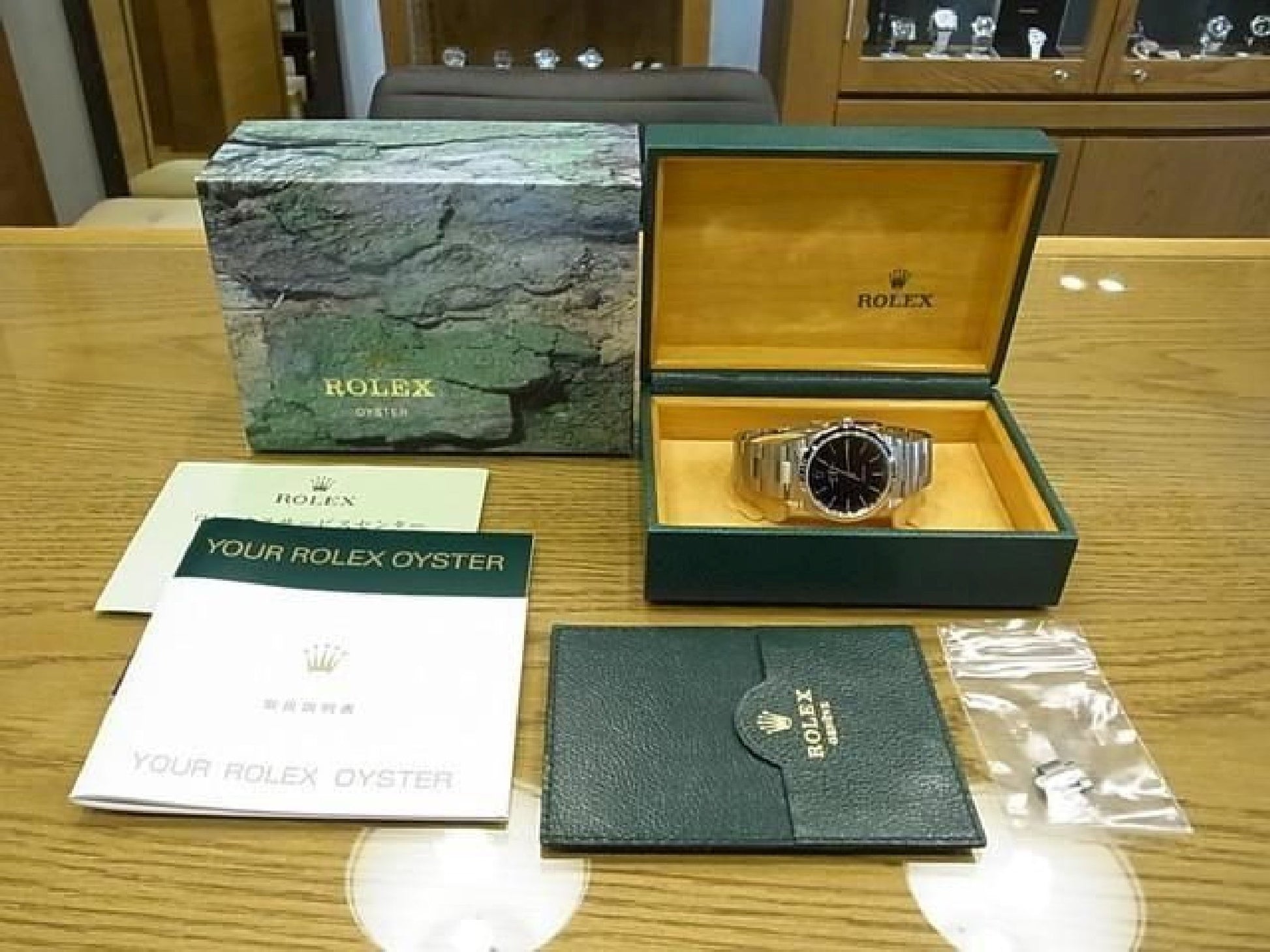 ROLEX Air-King 34 MM schwarz Ref.14000M P-Serie Herren 192495791 hannari-shop