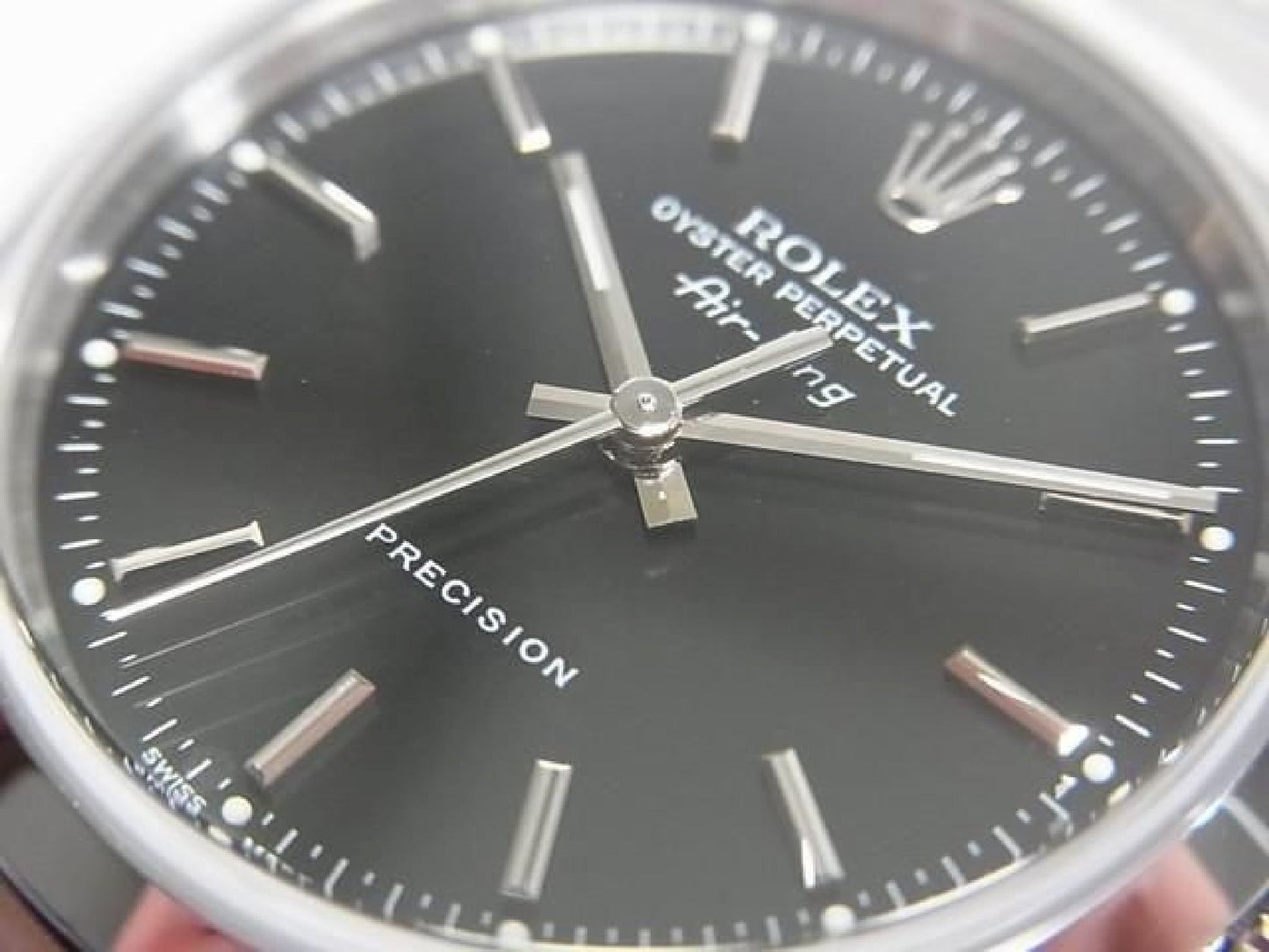 ROLEX Air-King 34 MM schwarz Ref.14000M P-Serie Herren 192495791 hannari-shop