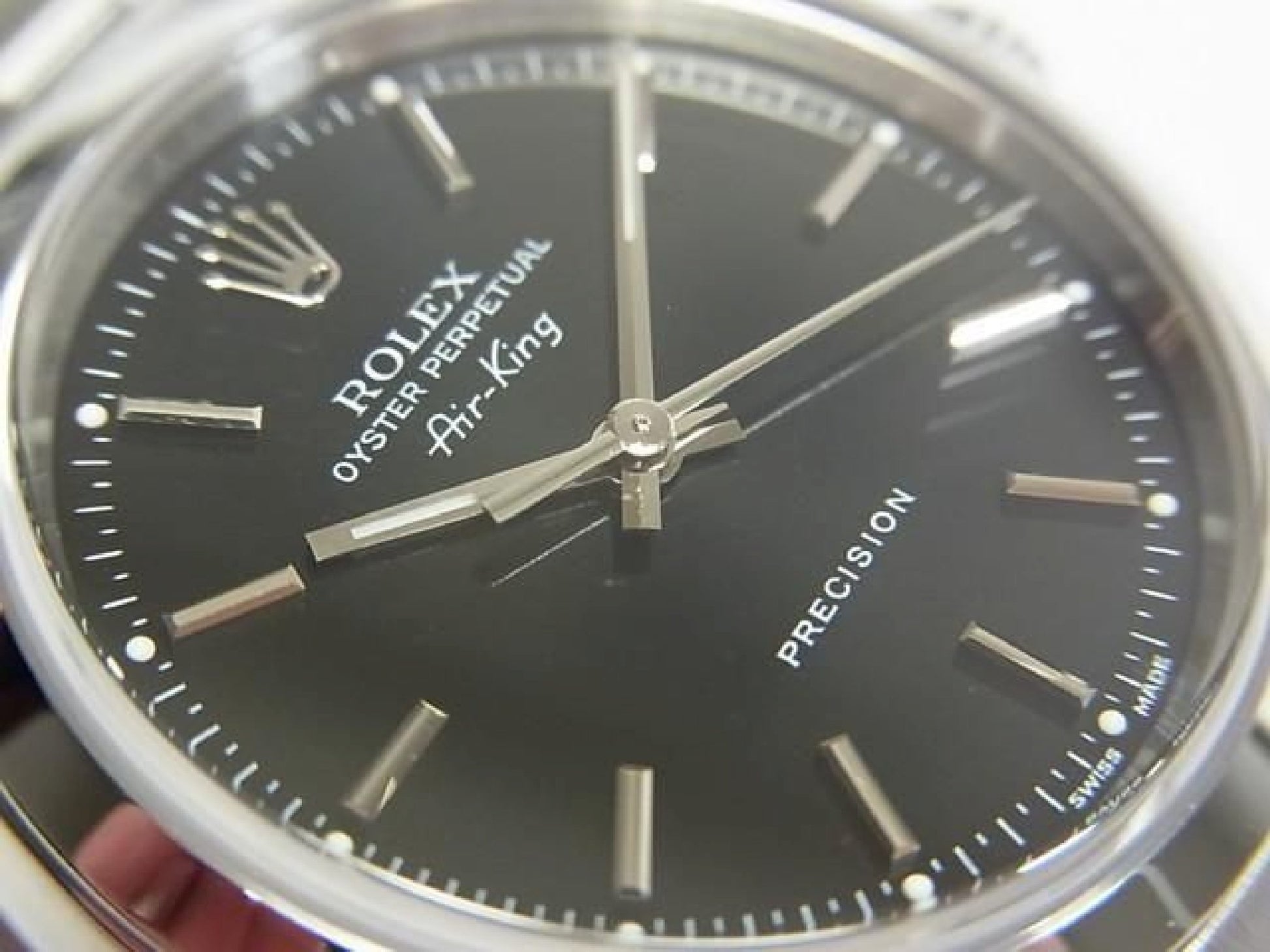 ROLEX Air-King 34 MM schwarz Ref.14000M P-Serie Herren 192495791 hannari-shop
