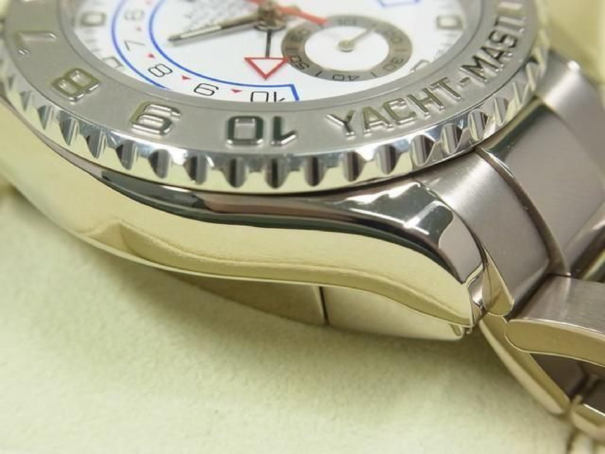 ROLEX YACHT-MASTERII 18K Weißgold 116689 V-Serie, Hersteller-Service durchgeführt, Herren 192503932 hannari-shop