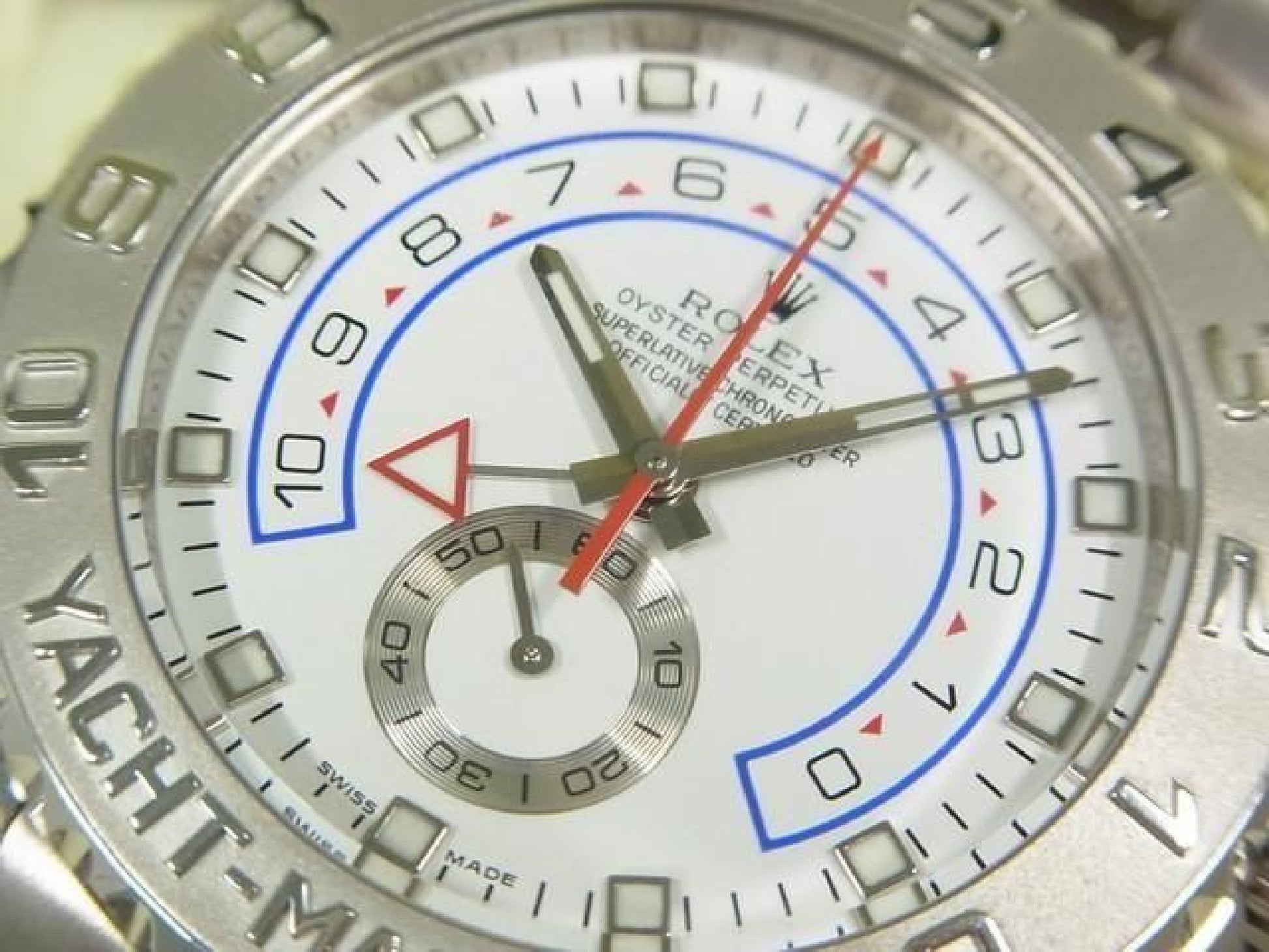 ROLEX YACHT-MASTERII 18K Weißgold 116689 V-Serie, Hersteller-Service durchgeführt, Herren 192503932 hannari-shop