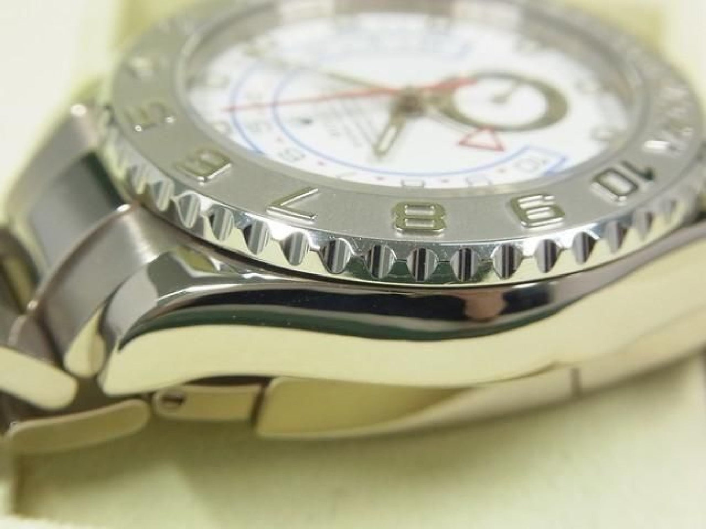 ROLEX YACHT-MASTERII 18K Weißgold 116689 V-Serie, Hersteller-Service durchgeführt, Herren 192503932 hannari-shop