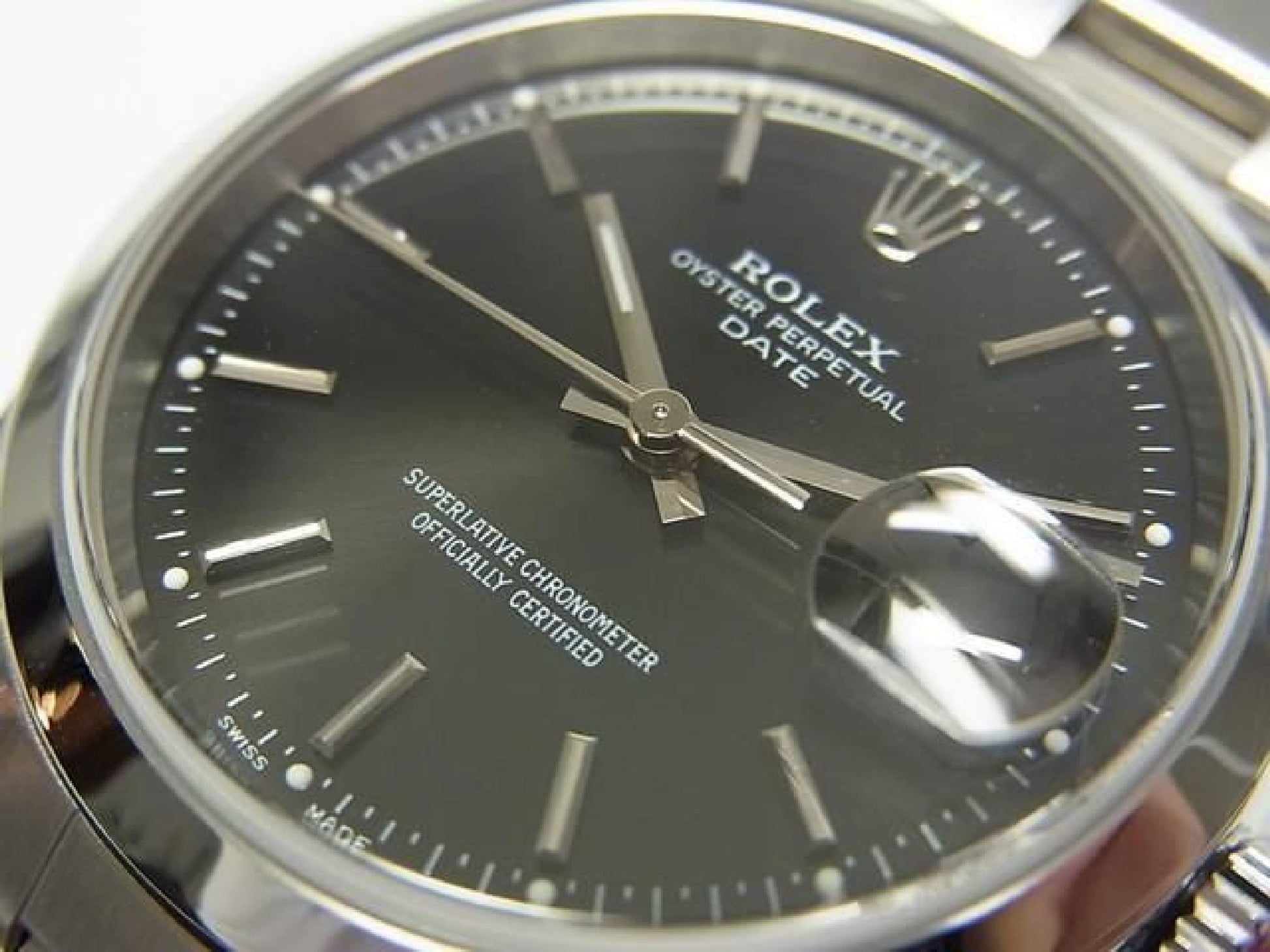 ROLEX Oyster PERPETUAL Date Schwarz Ref.15200 K-Serie Herren 192509891 hannari-shop