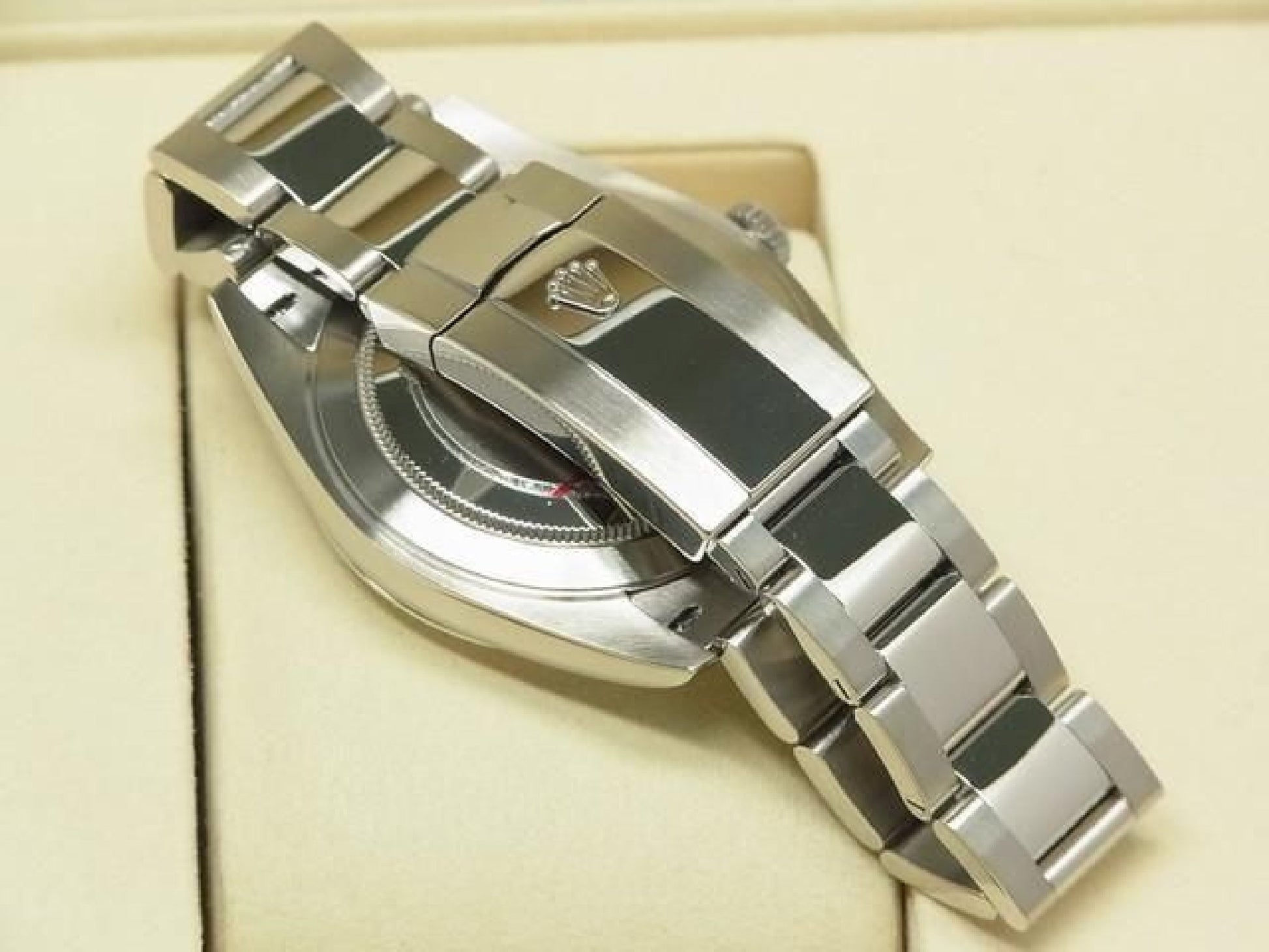 ROLEX Datejust 41 leuchtend schwarz 126300 Oyster-Armband Herren 192524486 hannari-shop