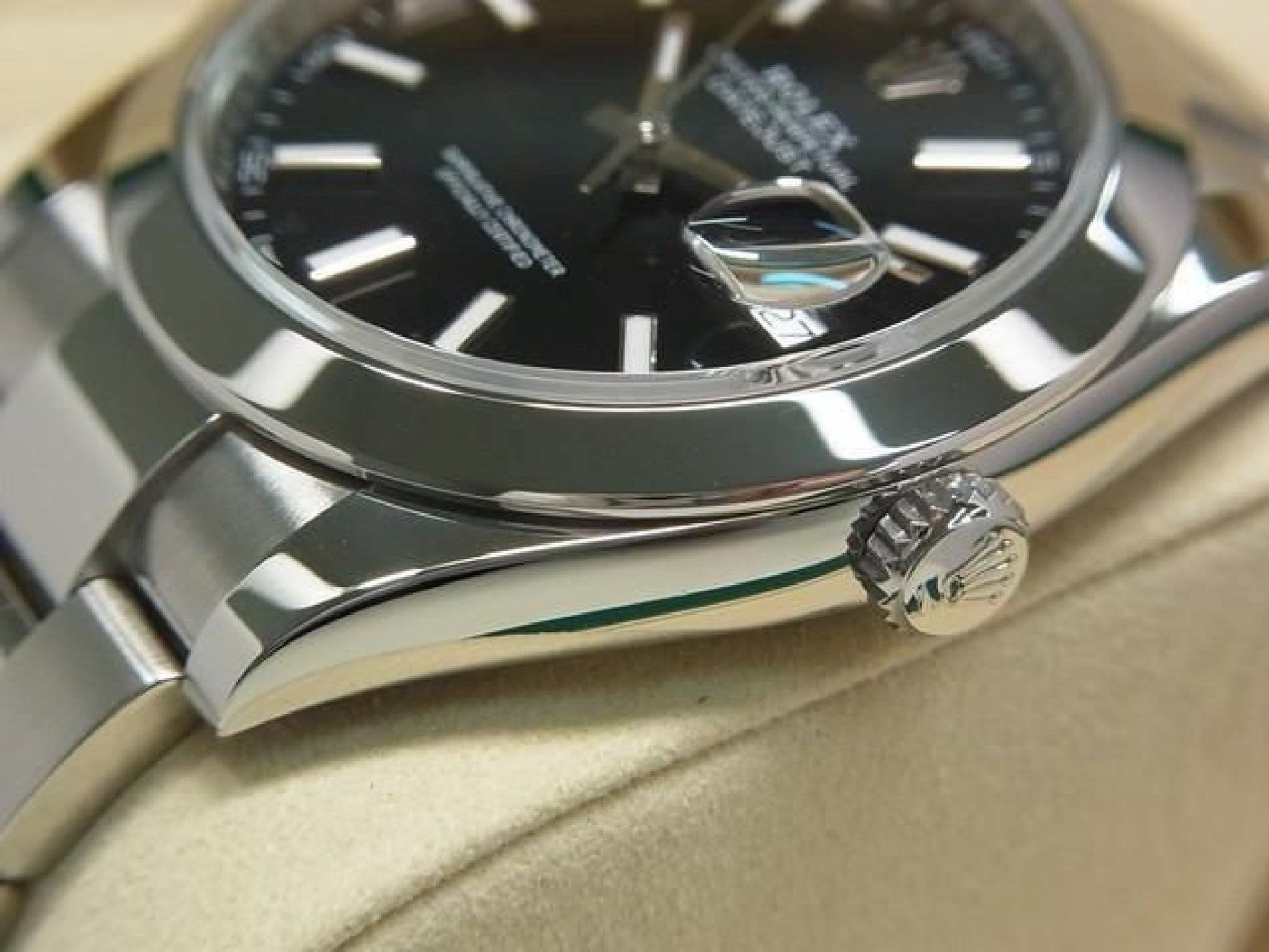 ROLEX Datejust 41 leuchtend schwarz 126300 Oyster-Armband Herren 192524486 hannari-shop