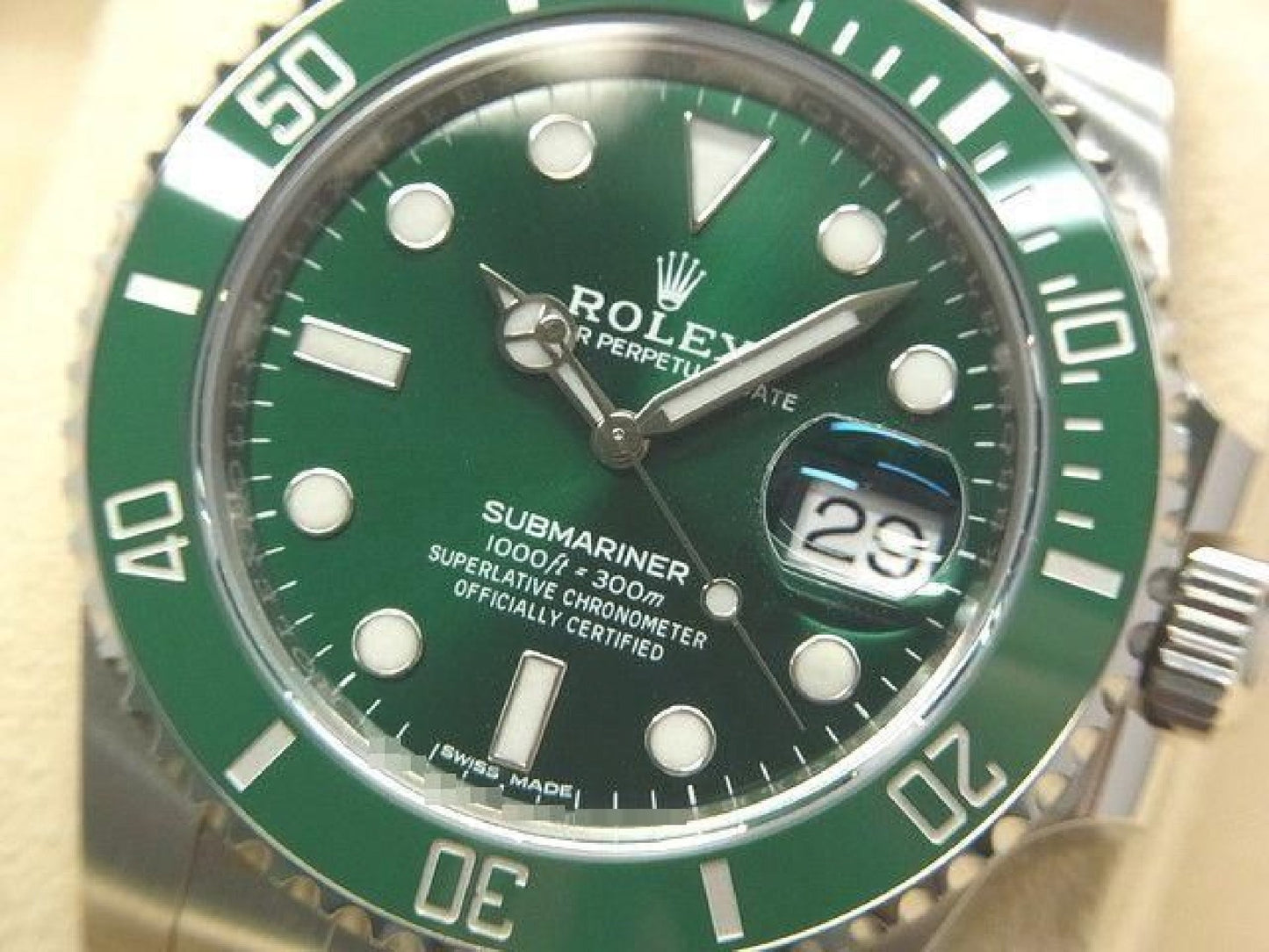 ROLEX Submariner Date Grün 116610LN Originalware Herren 192607071 hannari-shop