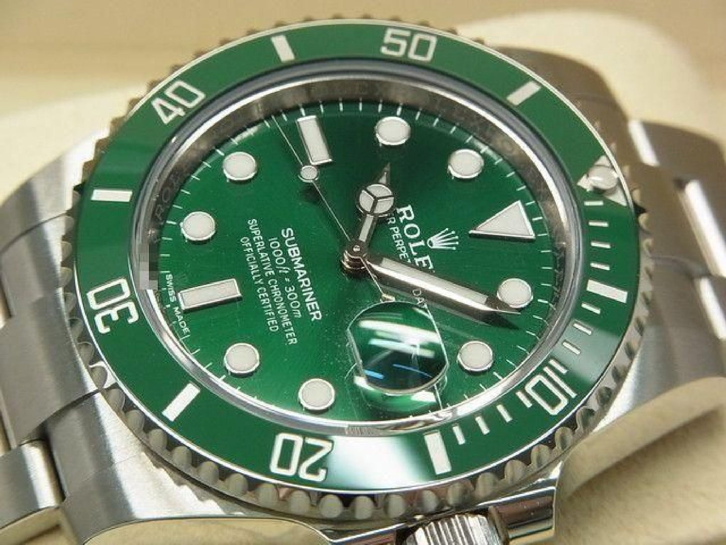 ROLEX Submariner Date Grün 116610LN Originalware Herren 192607071 hannari-shop
