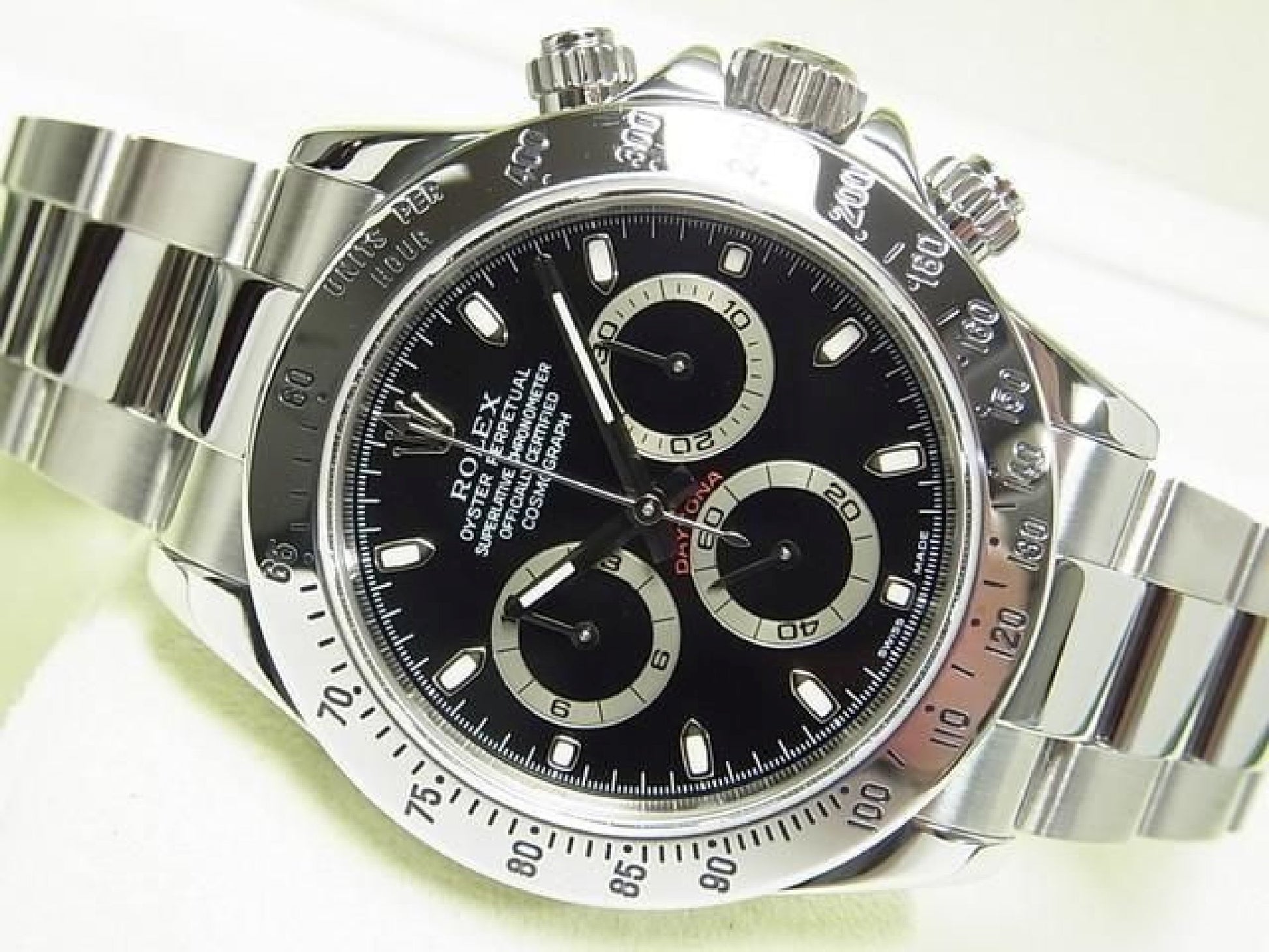 ROLEX Daytona SS schwarz Ref.116520 D-Serie Herren 192607580 hannari-shop
