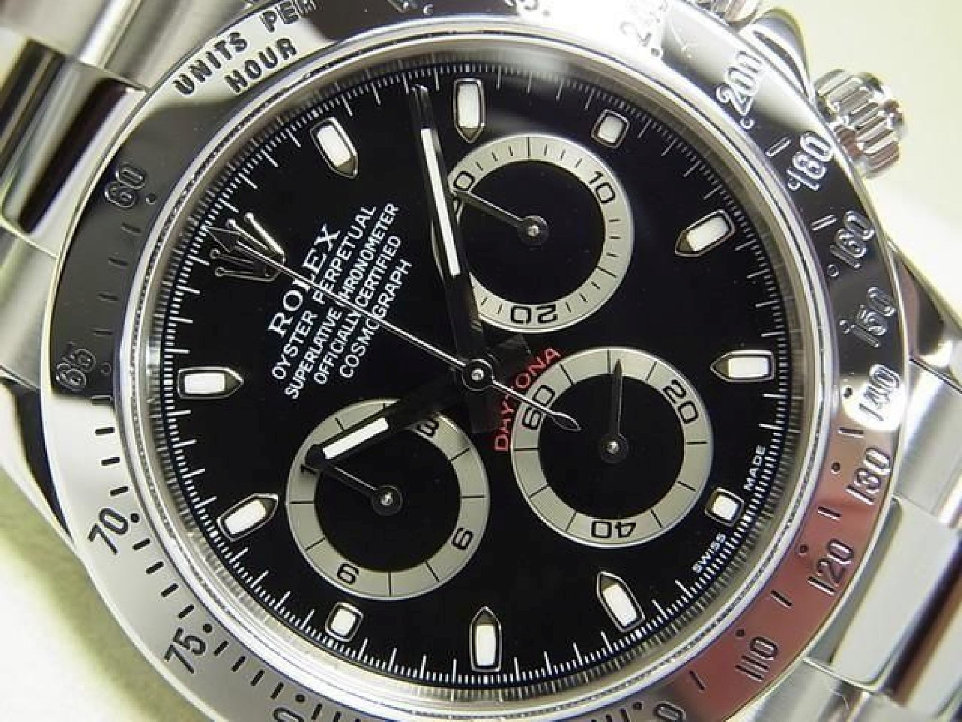 ROLEX Daytona SS schwarz Ref.116520 D-Serie Herren 192607580 hannari-shop