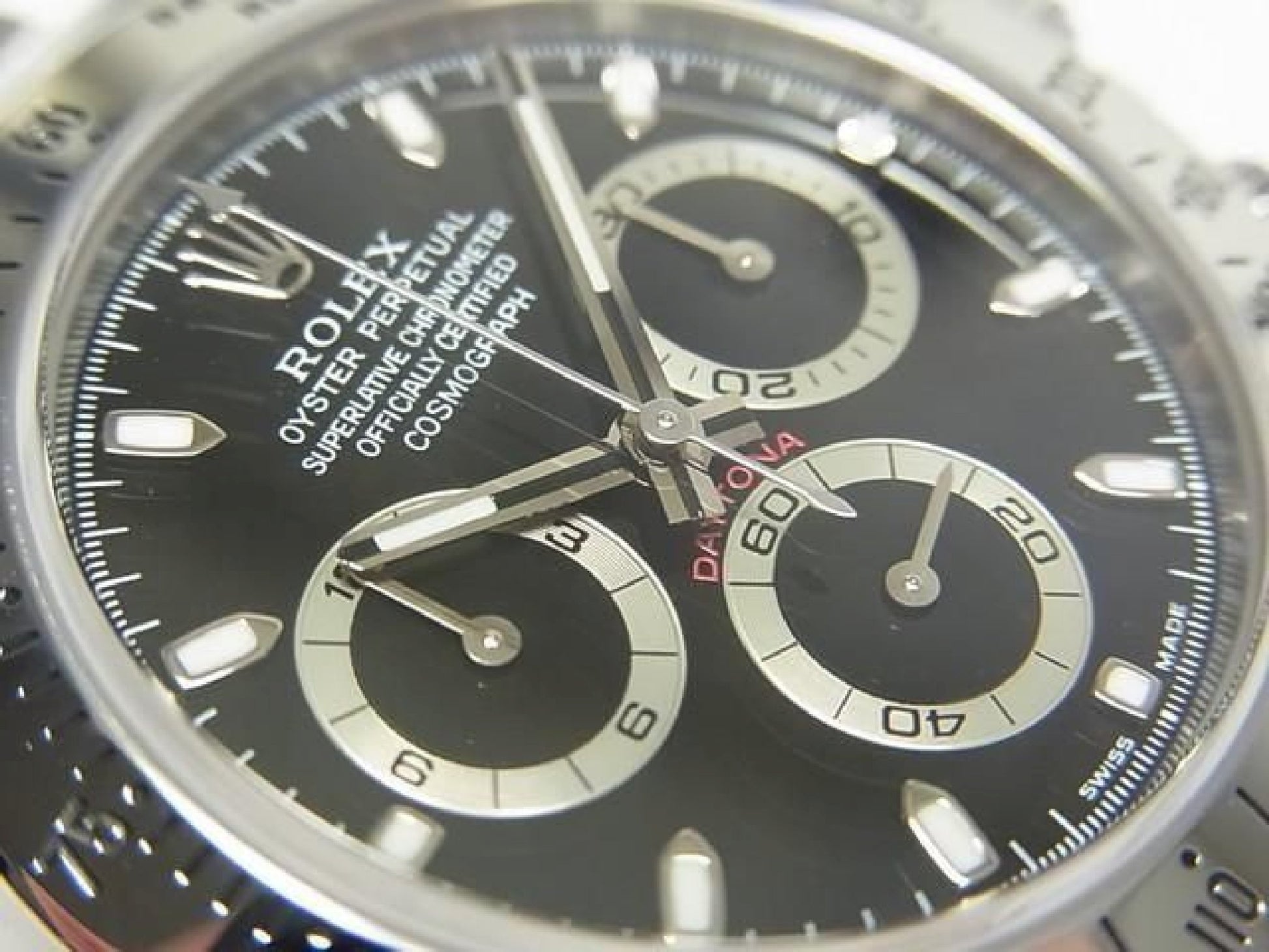 ROLEX Daytona SS schwarz Ref.116520 D-Serie Herren 192607580 hannari-shop