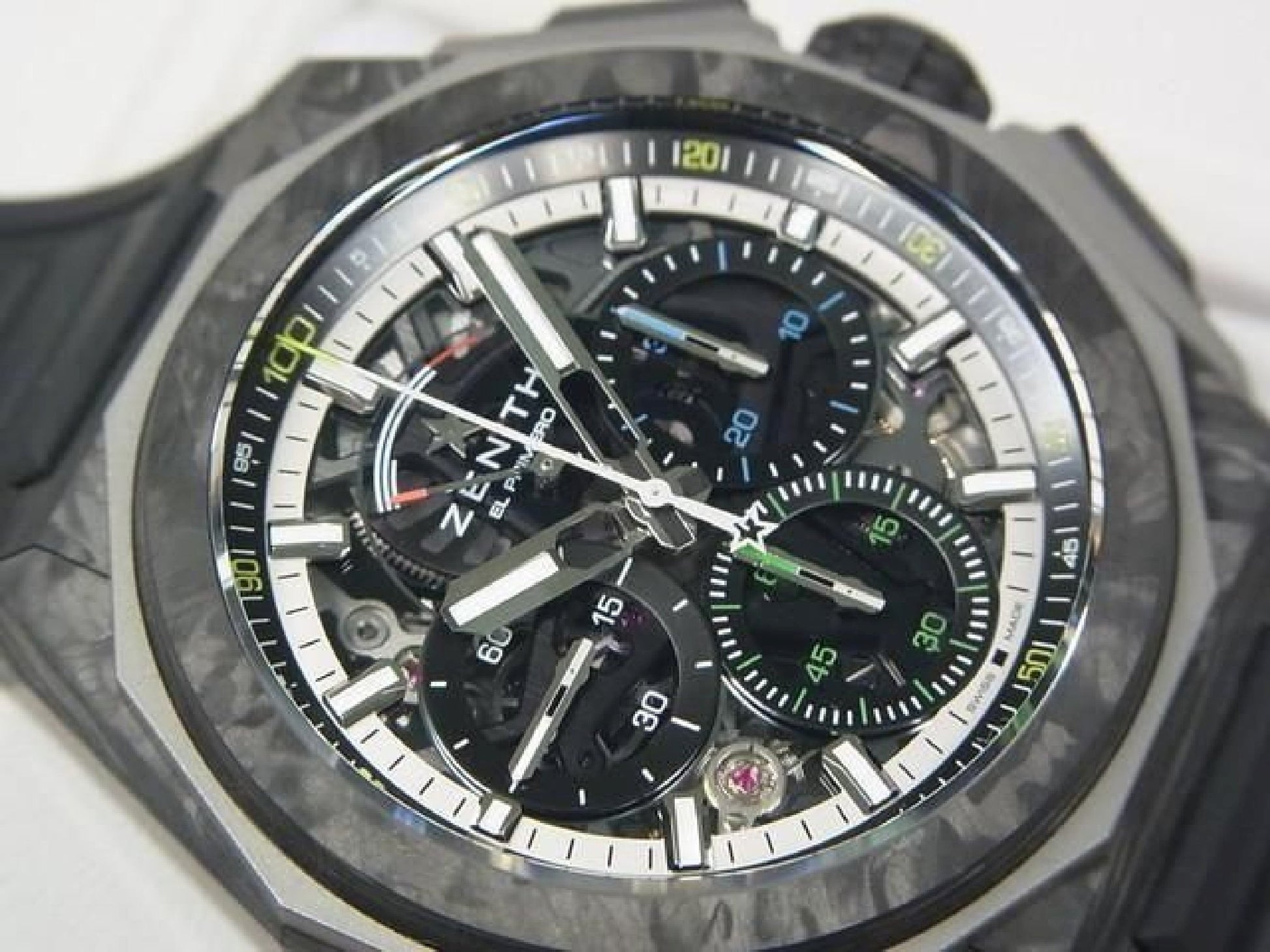 ZENITH Defy extreme Carbon 10.9100.9004/22.I200 Originalware Herren 192616198 hannari-shop