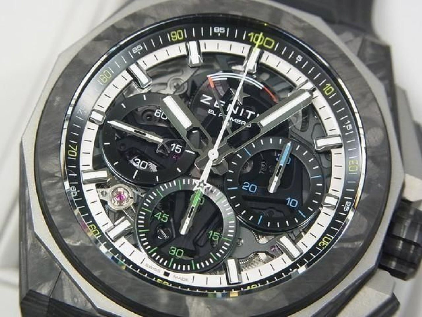 ZENITH Defy extreme Carbon 10.9100.9004/22.I200 Originalware Herren 192616198 hannari-shop
