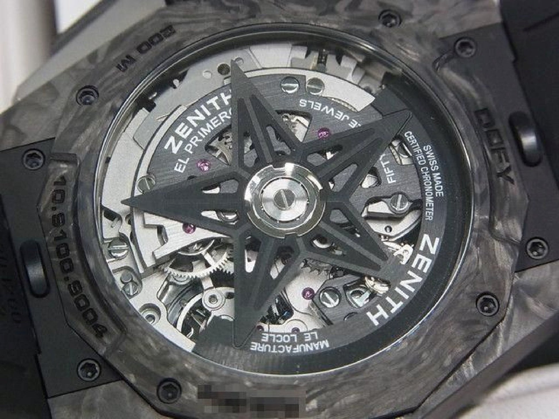 ZENITH Defy extreme Carbon 10.9100.9004/22.I200 Originalware Herren 192616198 hannari-shop