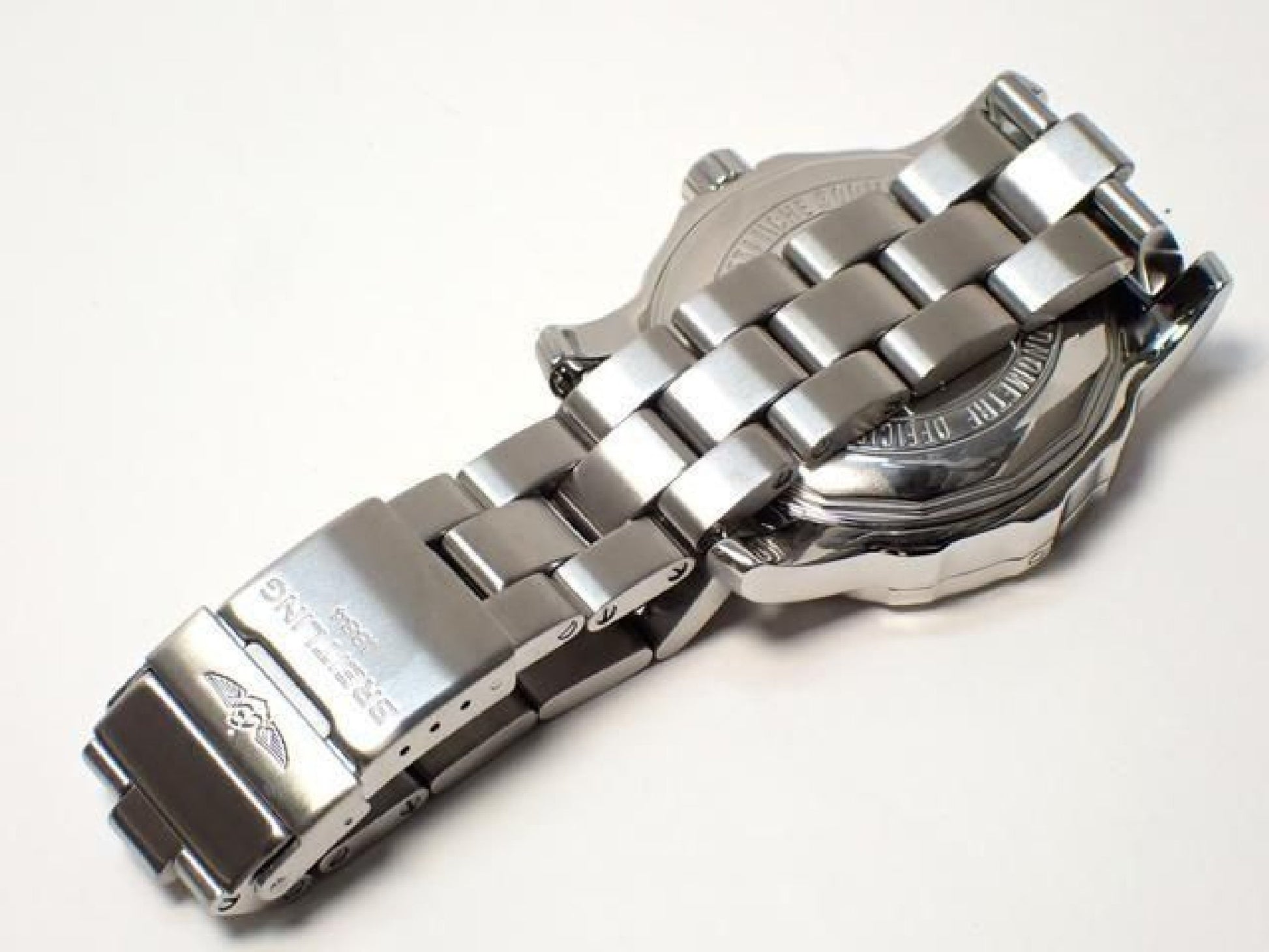 BREITLING Colt44 silver Bracelet quartz Genuine goods '11 Mens 192637145 hannari-shop
