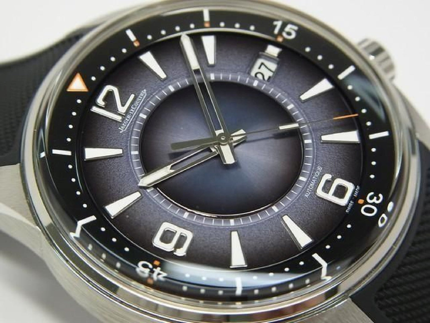 JAEGER LECOULTRE Polaris date Ocean gray Q9068650 Mens 192660397 hannari-shop