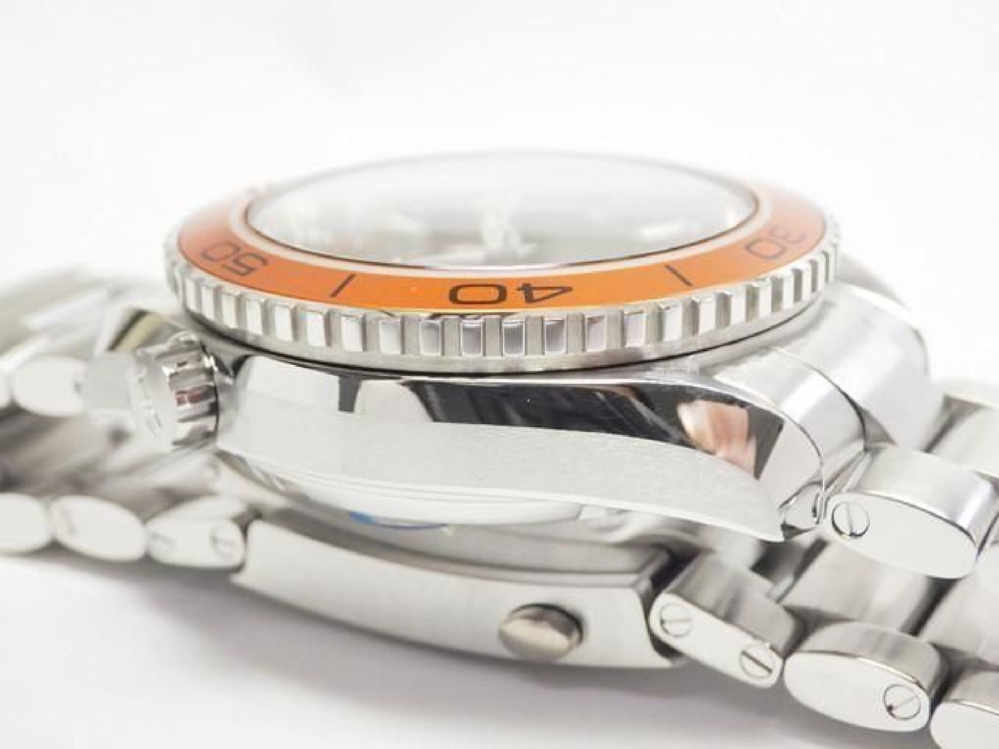 OMEGA SEA MASTER Planet Ocean 600M orange bezel 232.30.42.21.01.002 Mens 192674754 hannari-shop