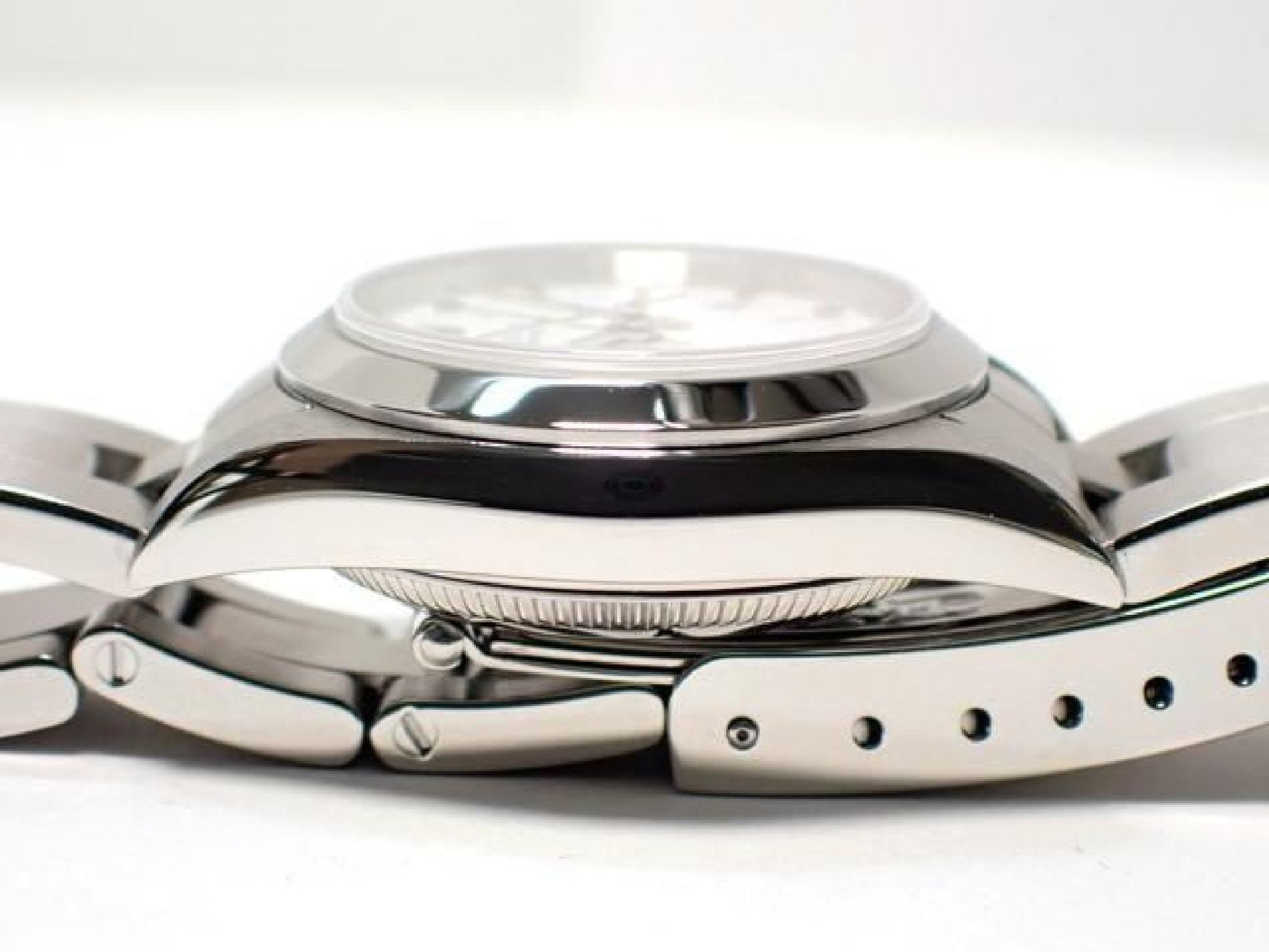 ROLEX Oyster PERPETUAL white Print Roman 76080 K series '02 Mens 192786827 hannari-shop