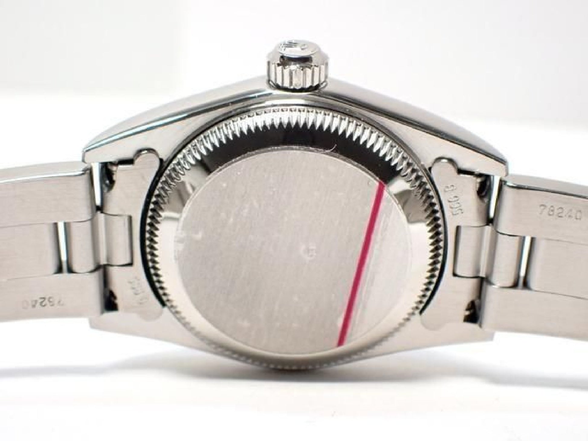 ROLEX Oyster PERPETUAL white Print Roman 76080 K series '02 Mens 192786827 hannari-shop