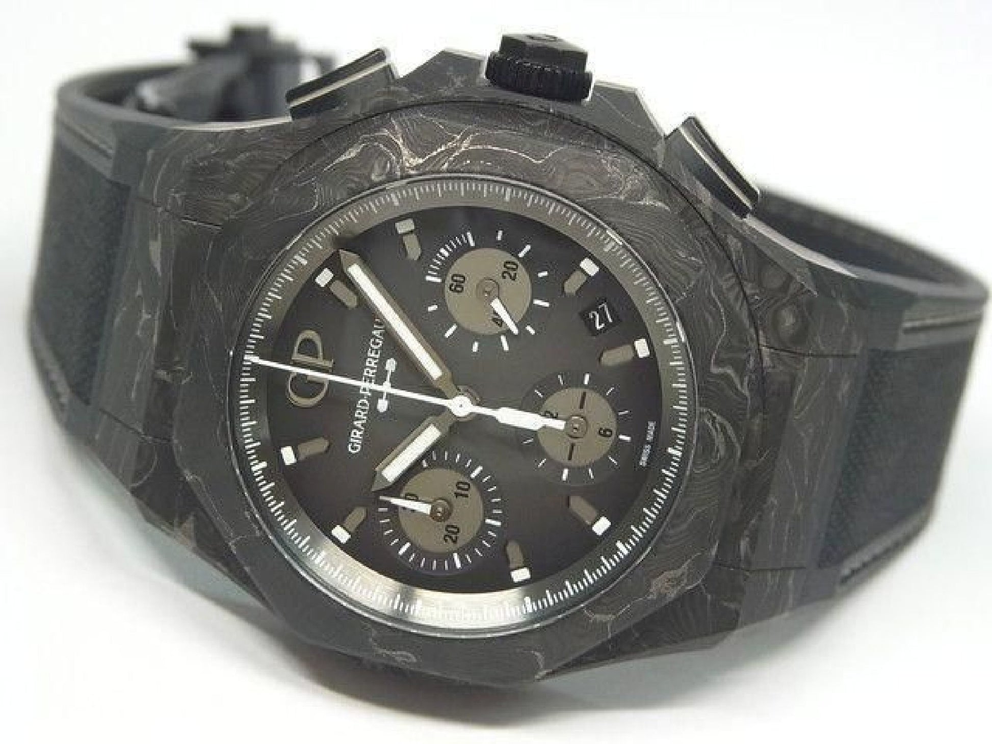 GIRARD PERREGAUX Laureato Absolute Chronograph 8Tech 81060-41-3222-1CX Mens 192788565 hannari-shop