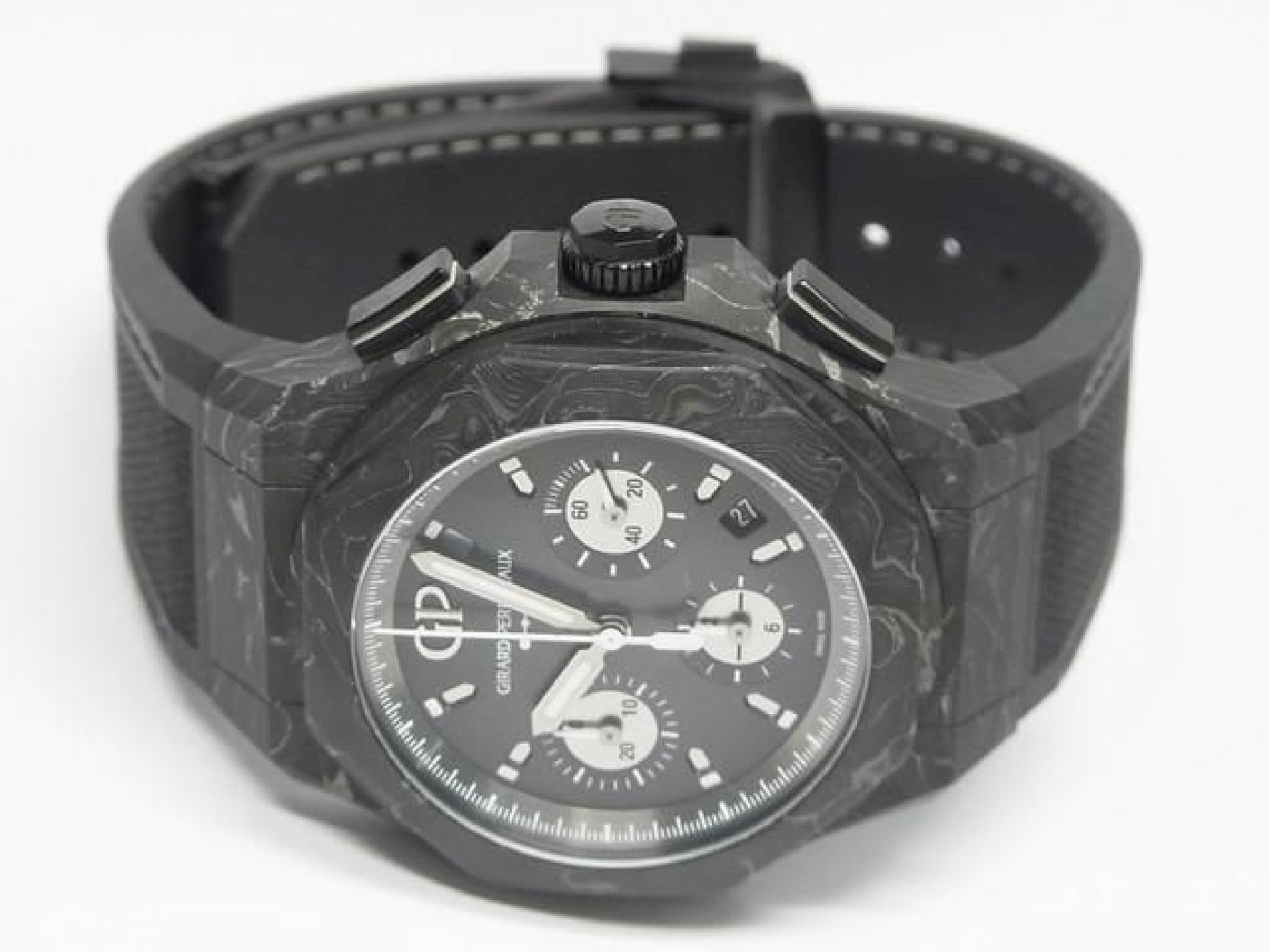 GIRARD PERREGAUX Laureato Absolute Chronograph 8Tech 81060-41-3222-1CX Mens 192788565 hannari-shop
