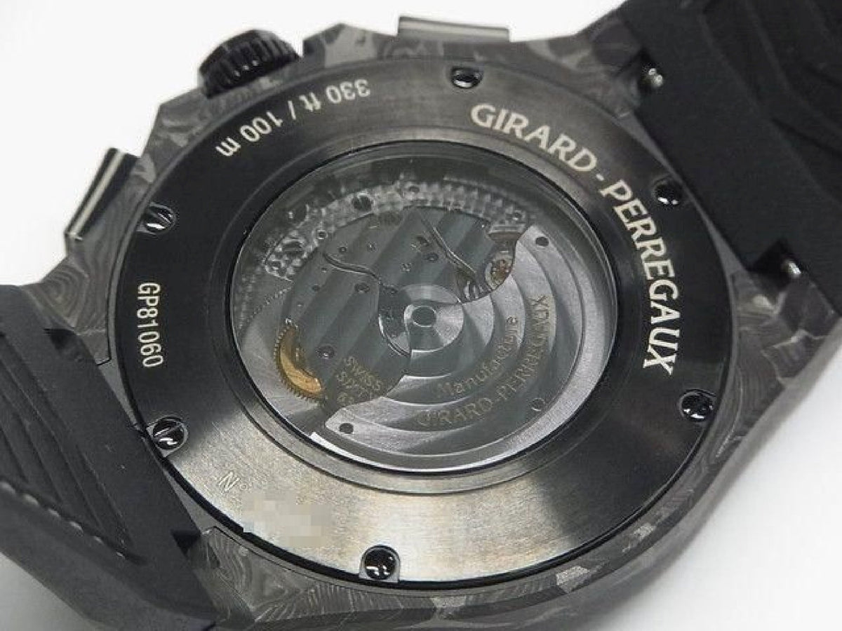 GIRARD PERREGAUX Laureato Absolute Chronograph 8Tech 81060-41-3222-1CX Mens 192788565 hannari-shop